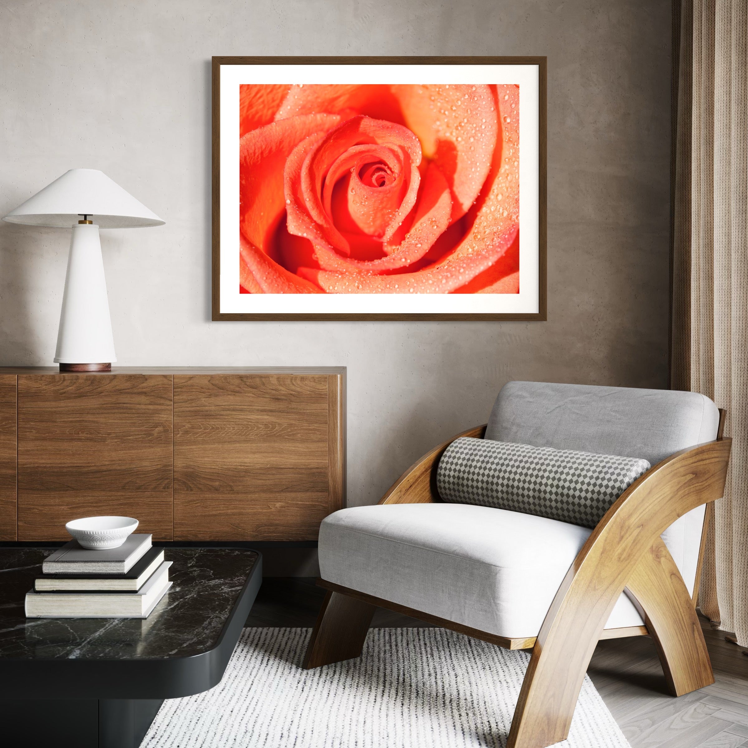 Coral Blush - Moderno Wall Art Wall Art