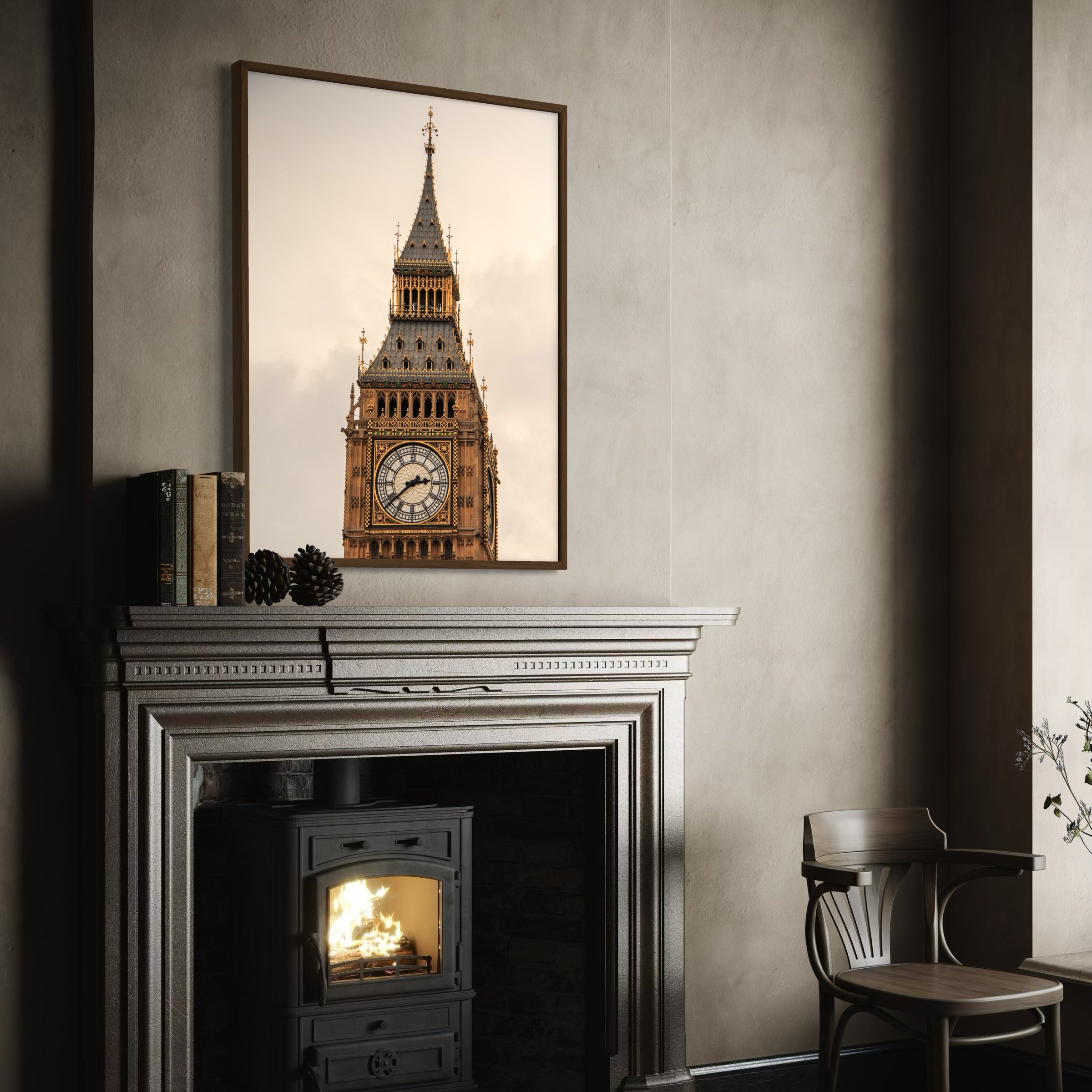 Big Ben Close-Up - Moderno Wall Art Wall Art