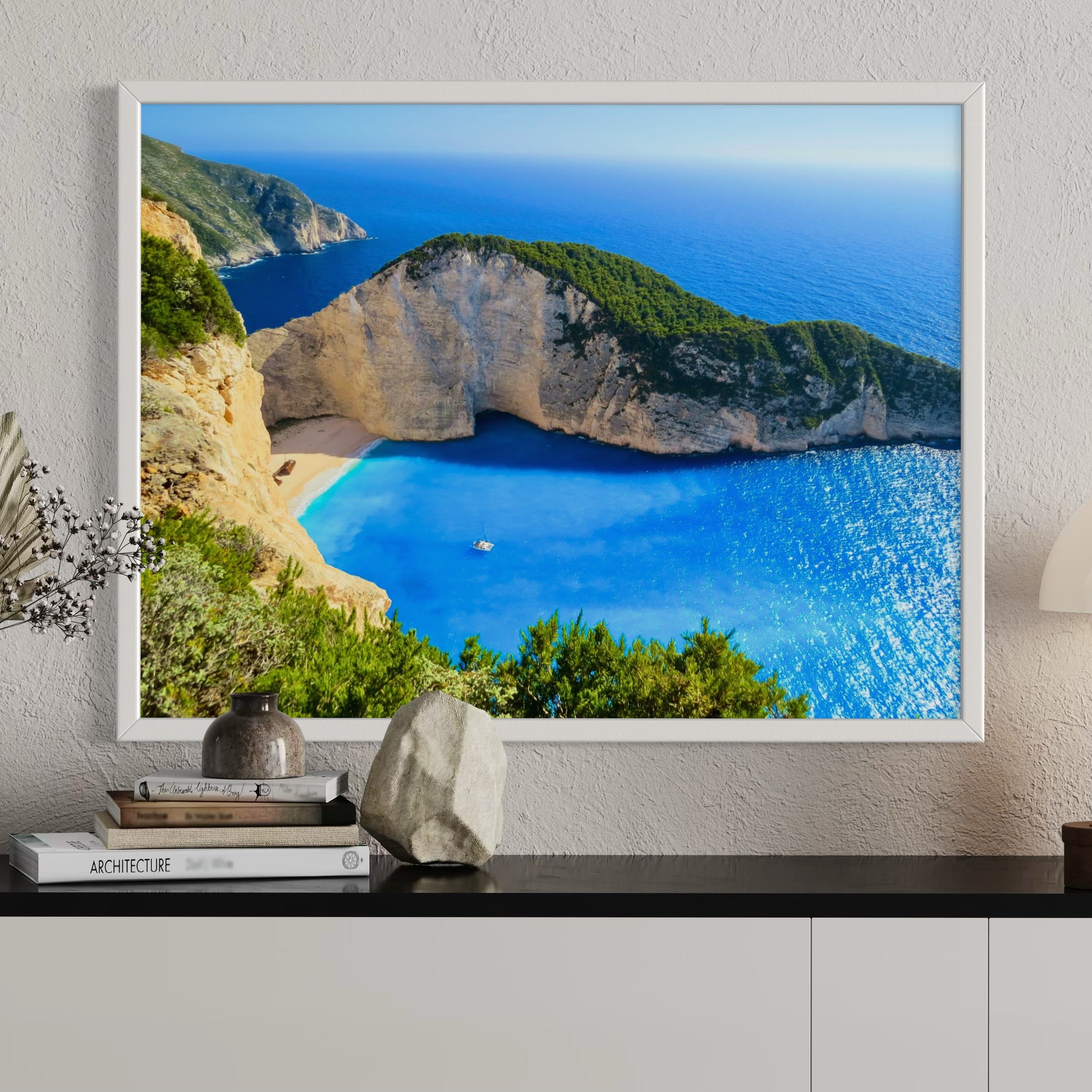 Navagio Blue - Moderno Wall Art Wall Art