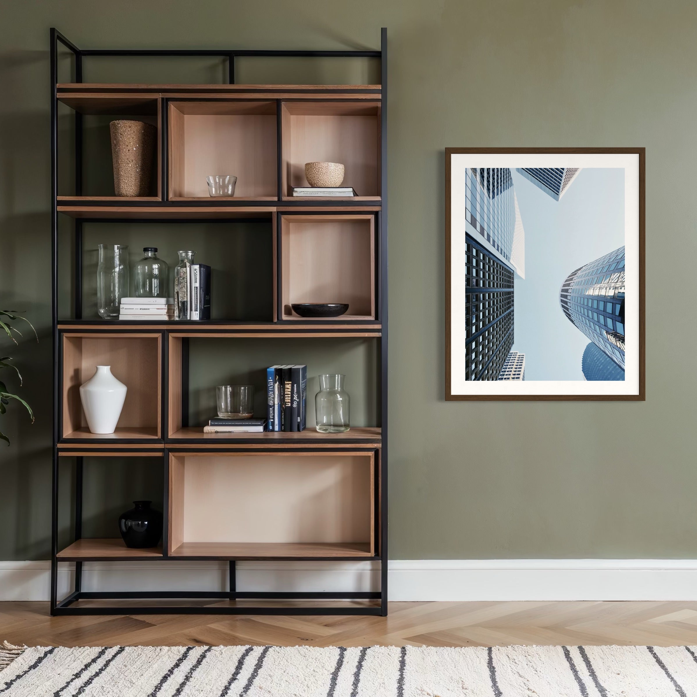 Sleek Ascent - Moderno Wall Art Wall Art