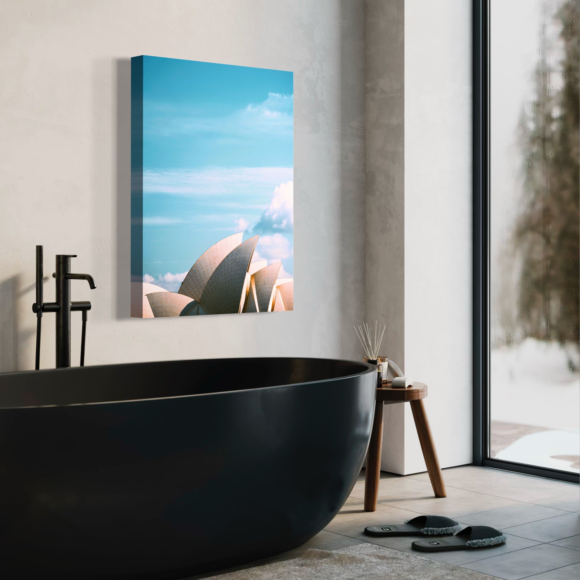 Sails in the Sky - Moderno Wall Art Wall Art