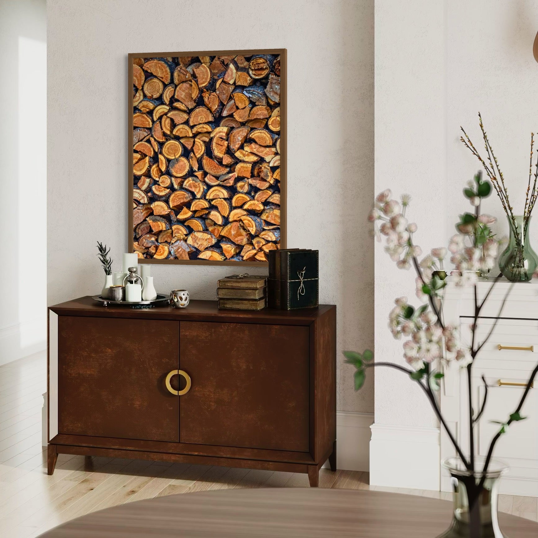 Stacked for the Season - Moderno Wall Art Wall Art