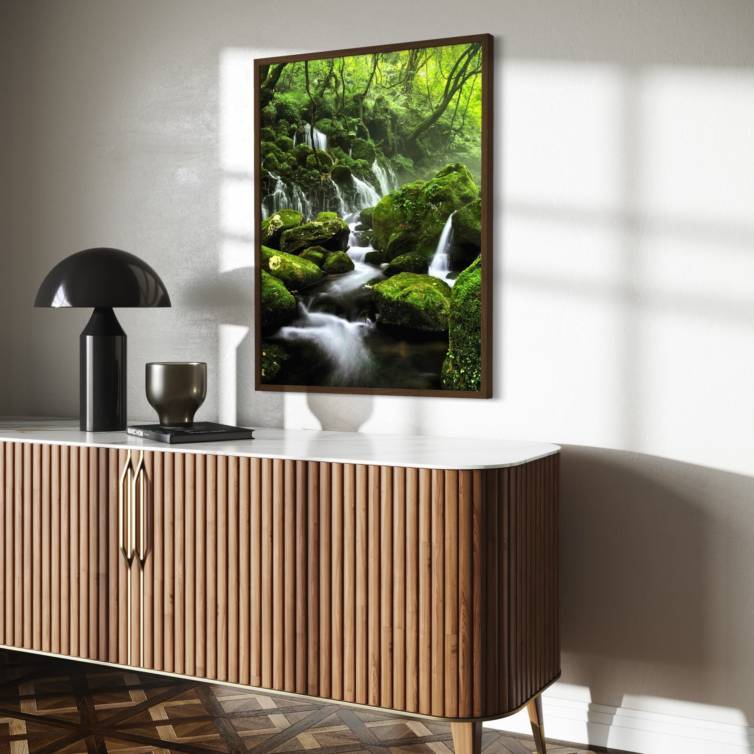 Jungle Cascade - Moderno Wall Art Wall Art