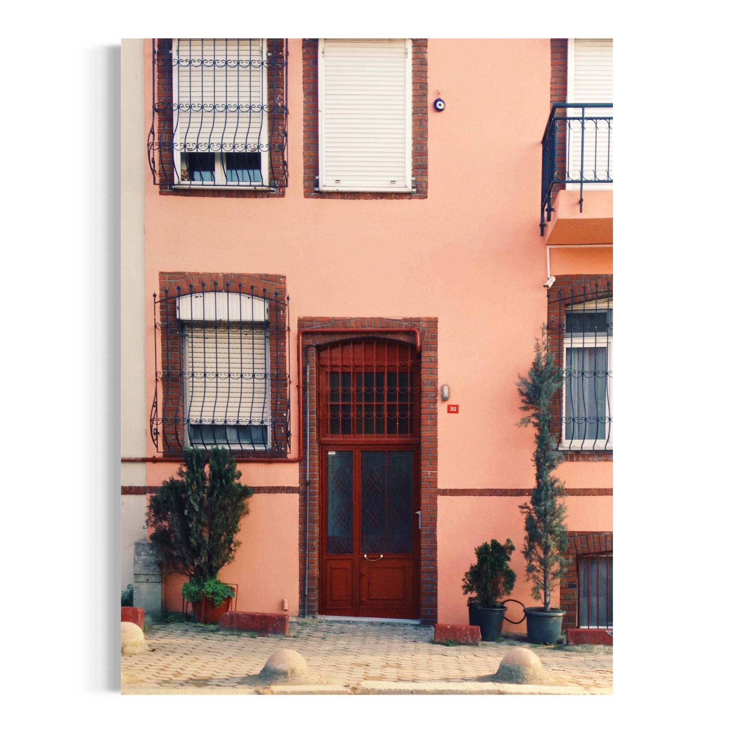 Pink Facade - Moderno Wall Art Wall Art