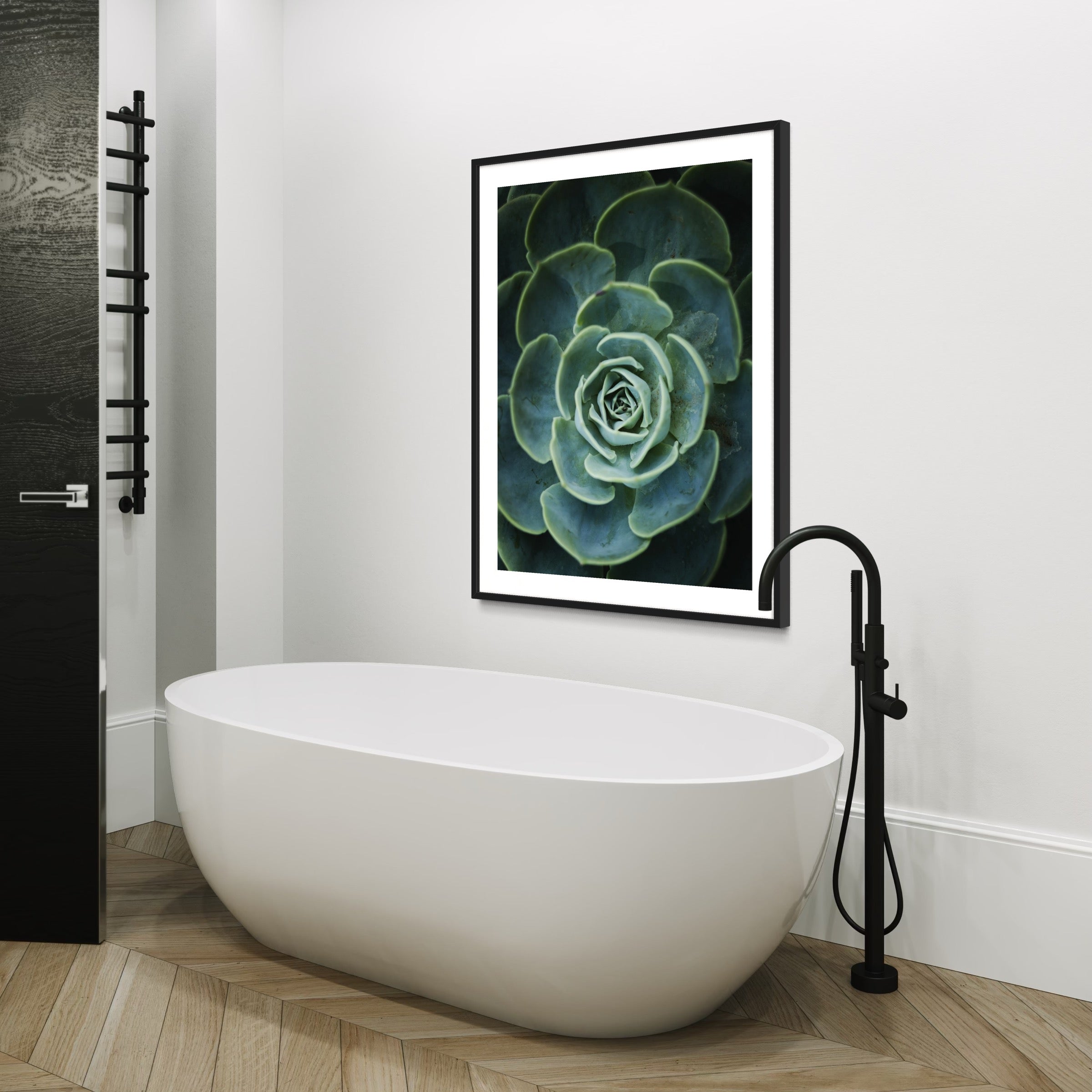 Green Succulent - Moderno Wall Art Wall Art