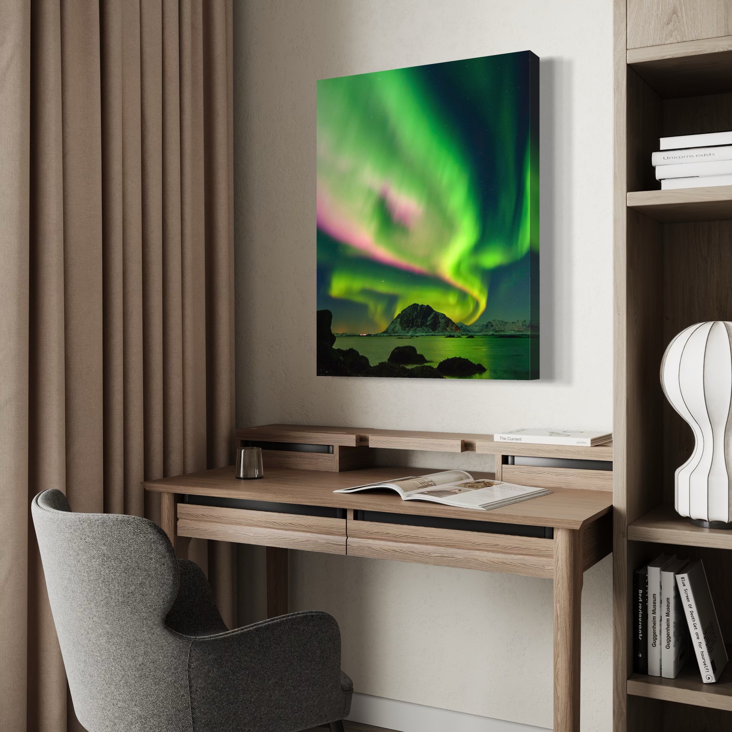 Northern Glow - Moderno Wall Art Wall Art