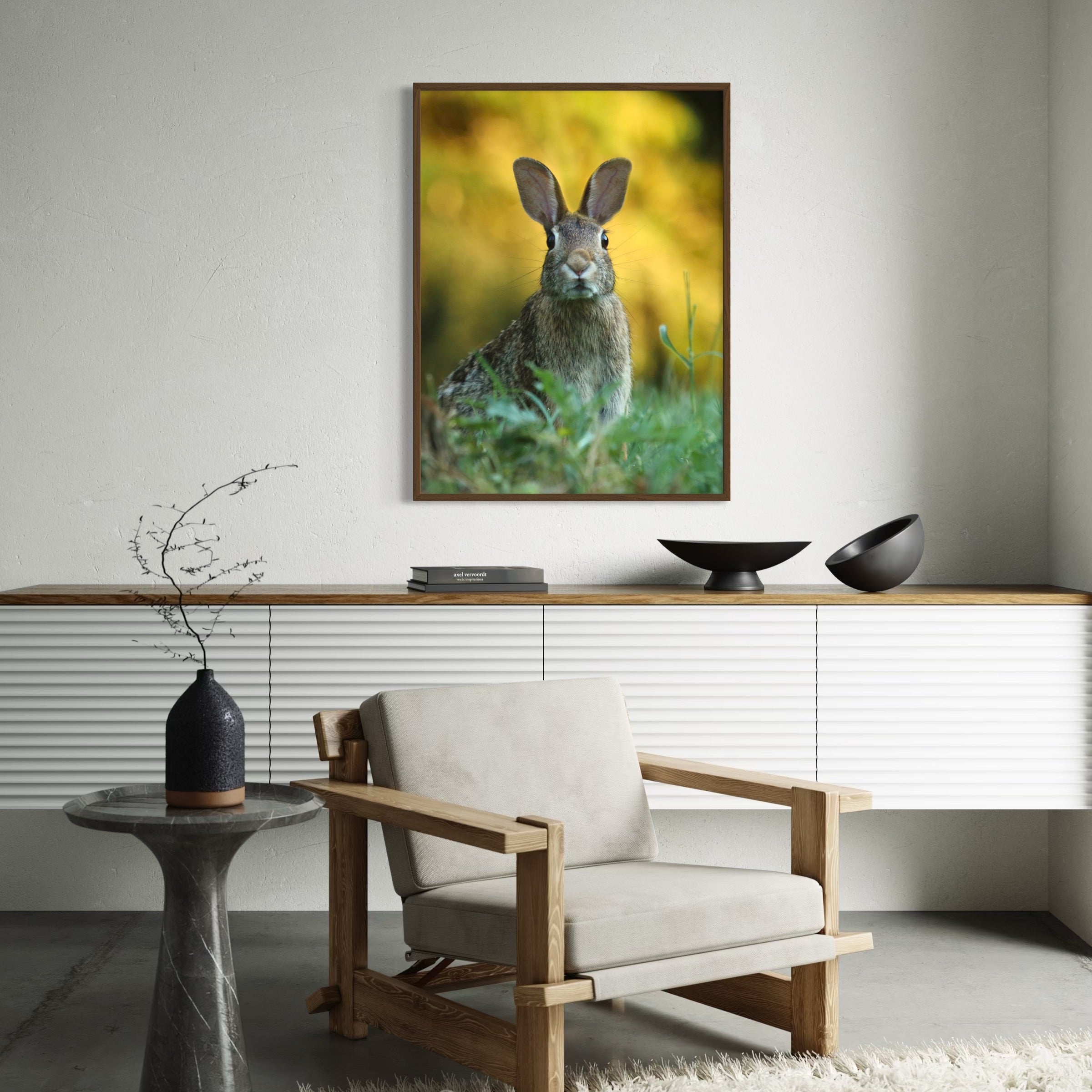 Curious Rabbit - Moderno Wall Art