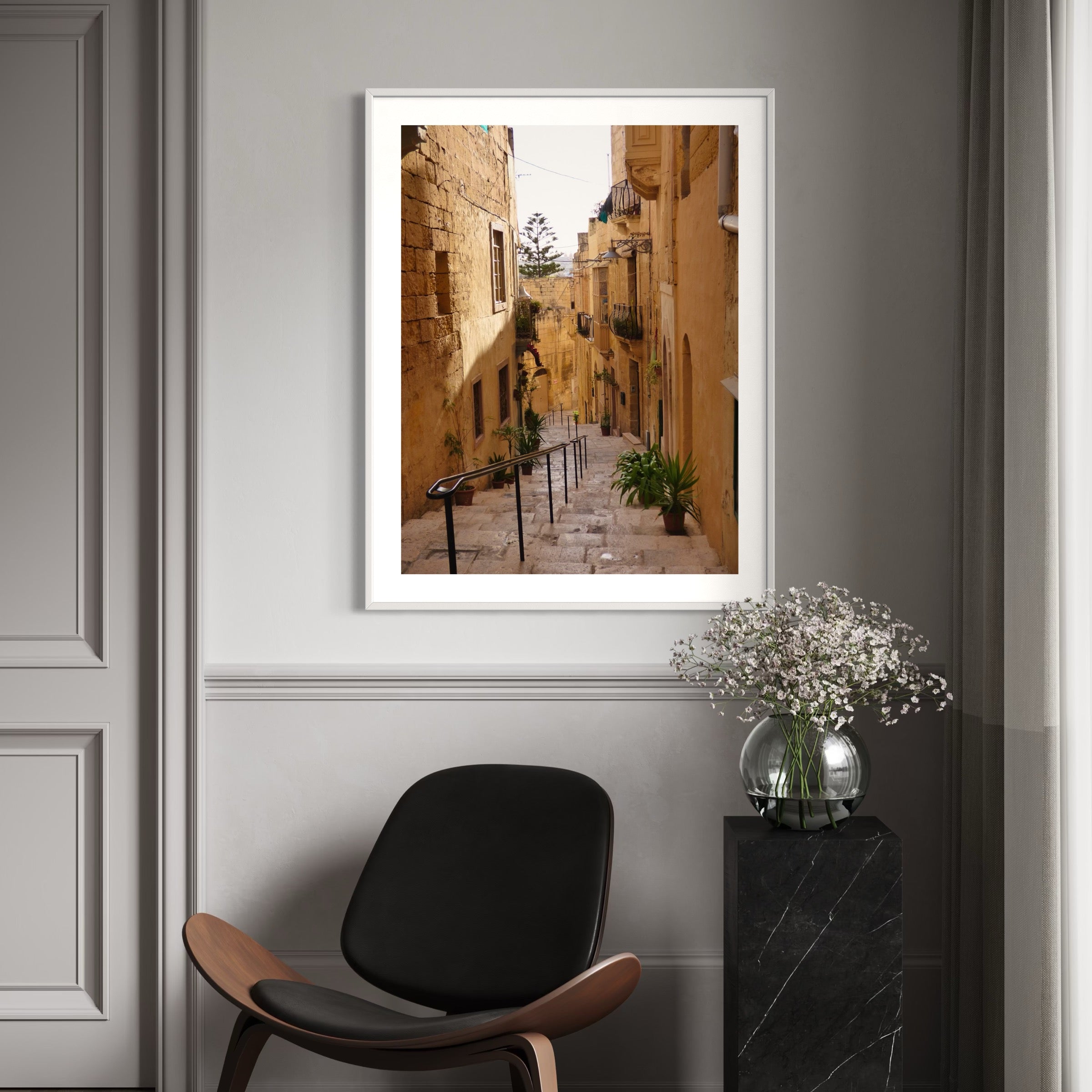 Timeless Streets of Malta - Moderno Wall Art Wall Art