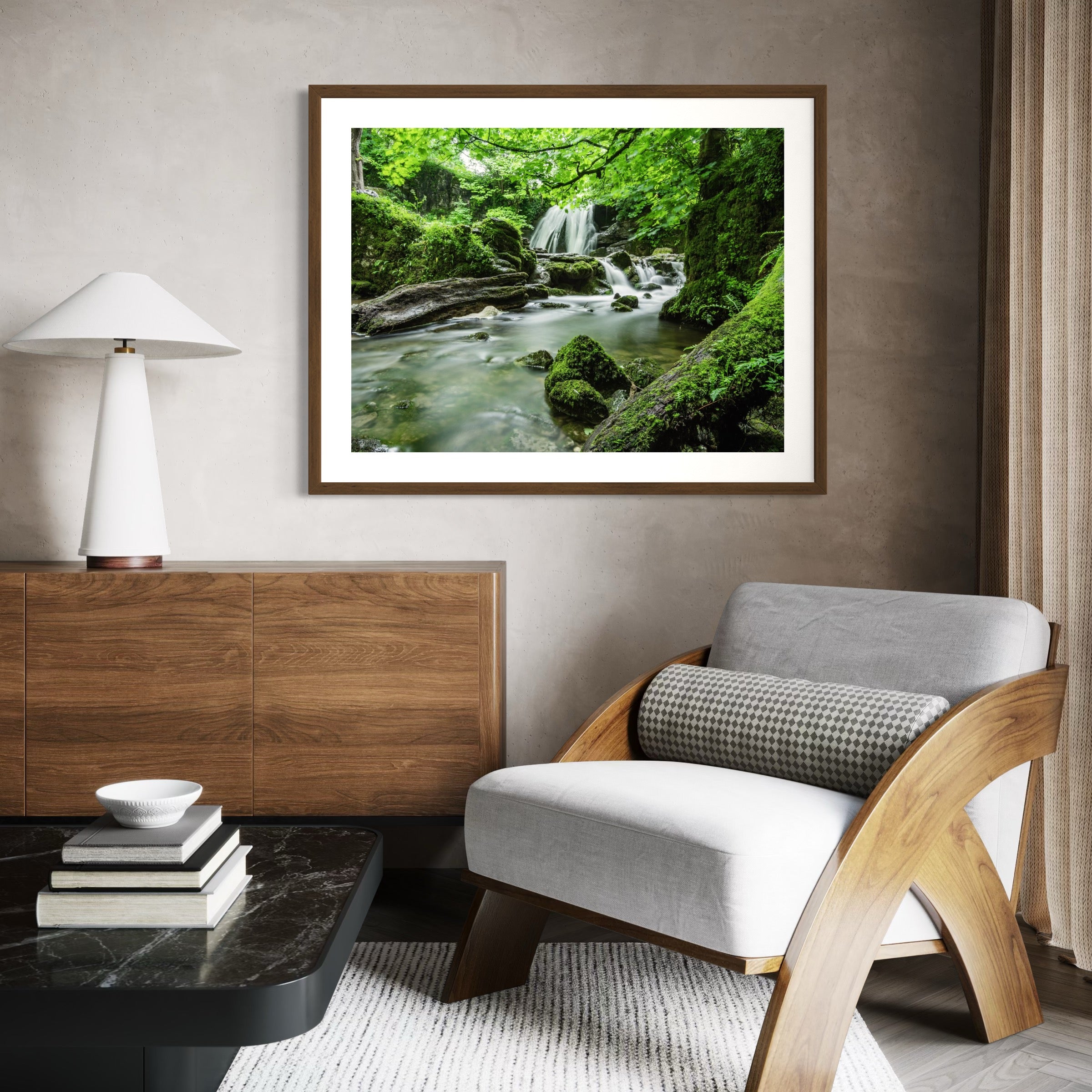 Tranquil Falls - Moderno Wall Art Wall Art