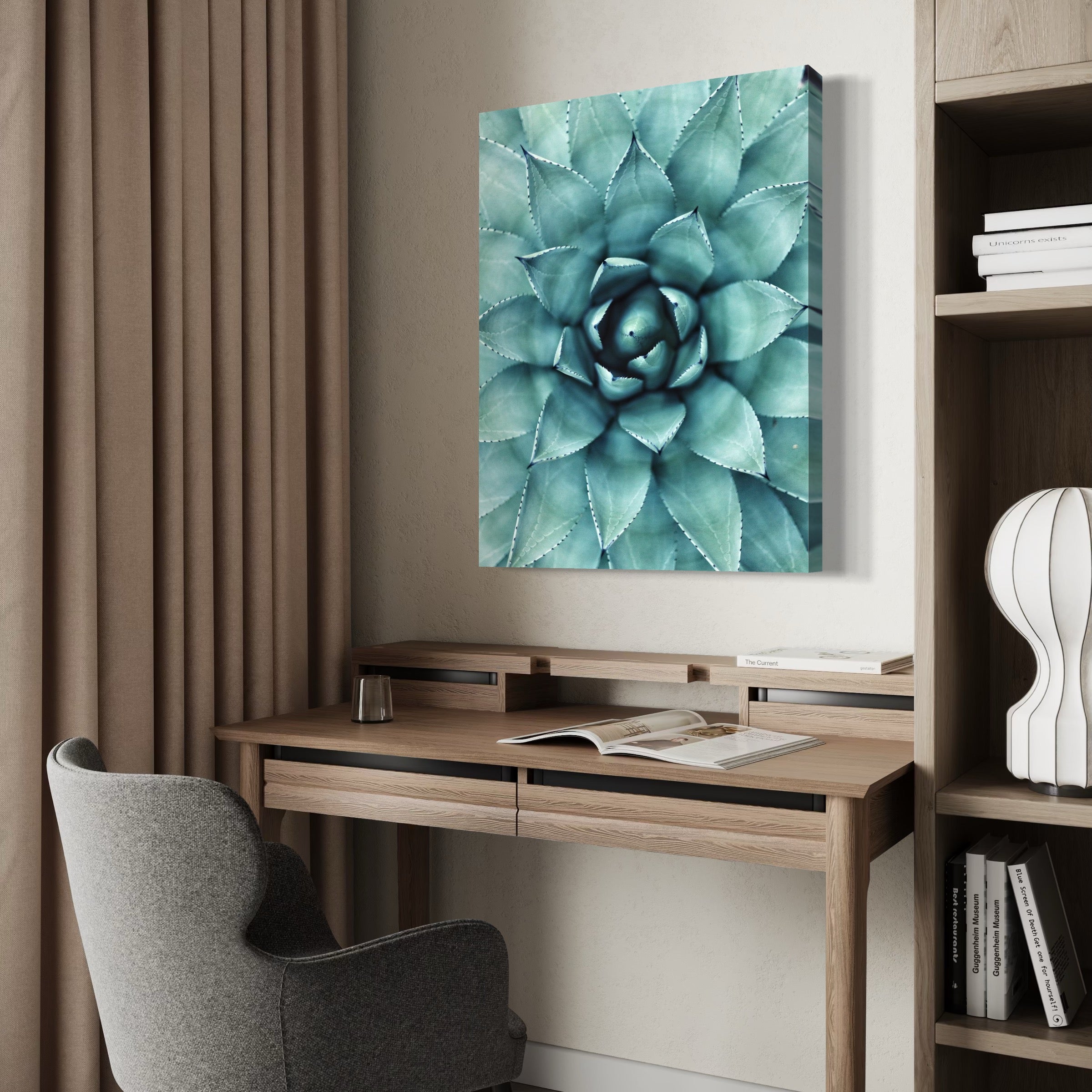 Nature's Geometry - Moderno Wall Art Wall Art