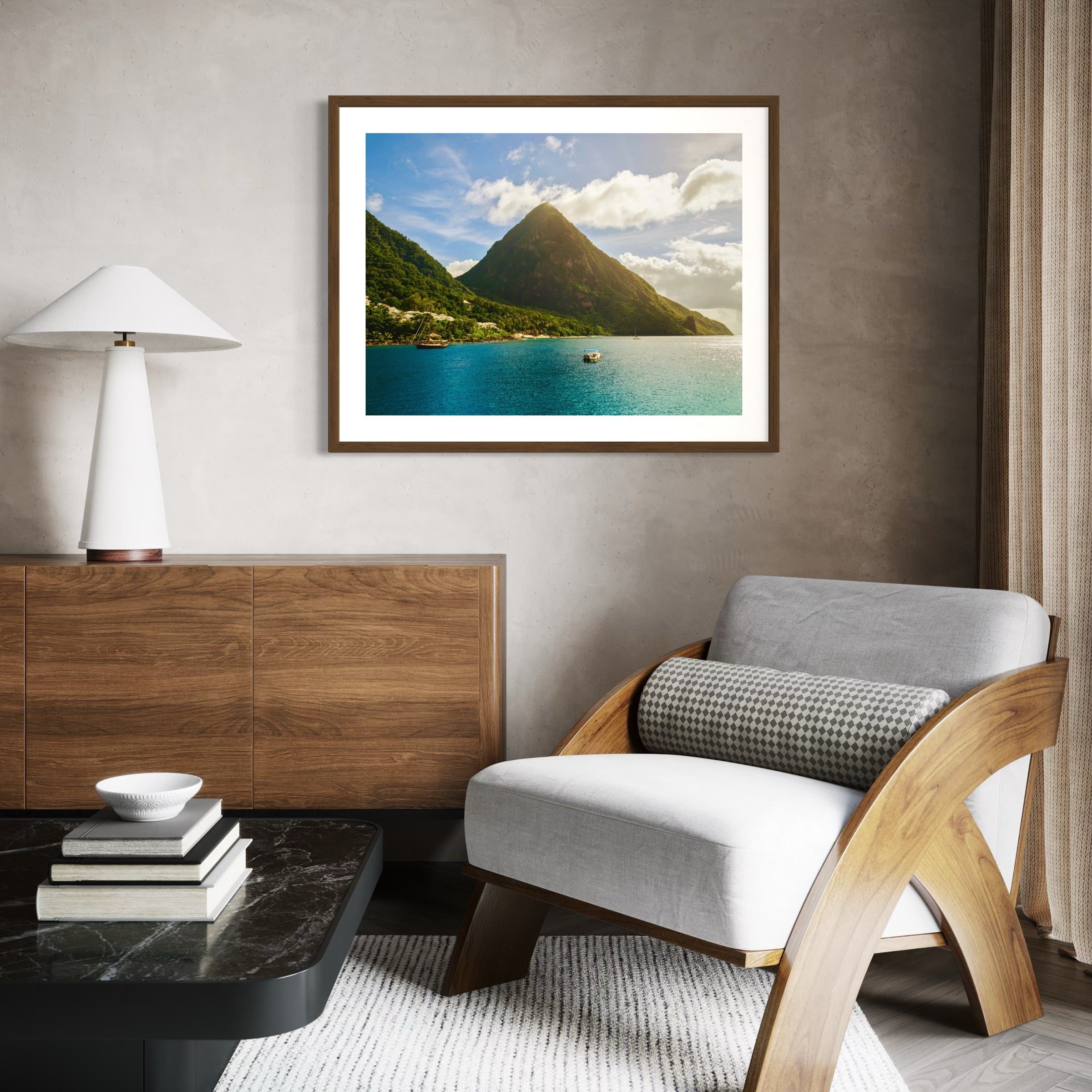 Caribbean Ascent - Moderno Wall Art Wall Art
