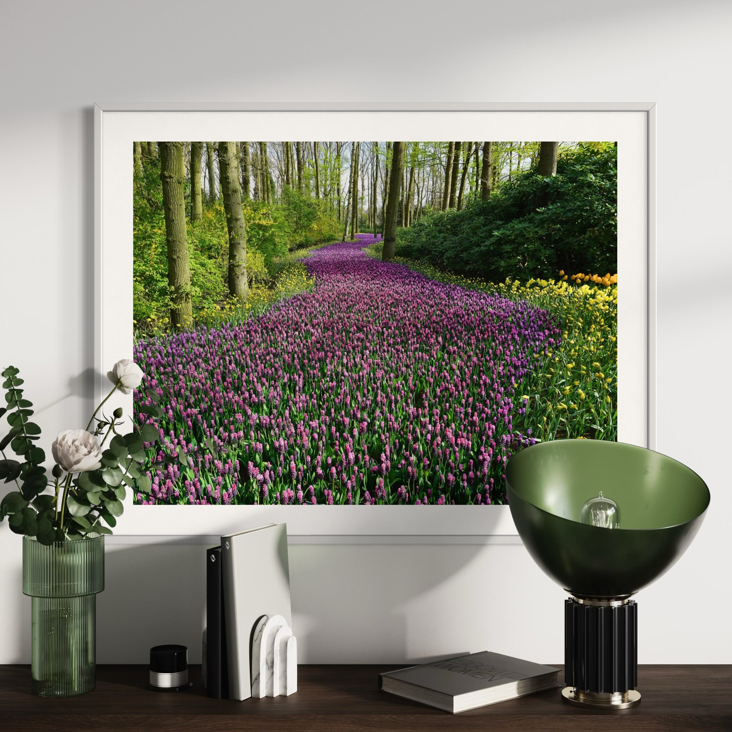 Lavender Pathway - Moderno Wall Art Wall Art
