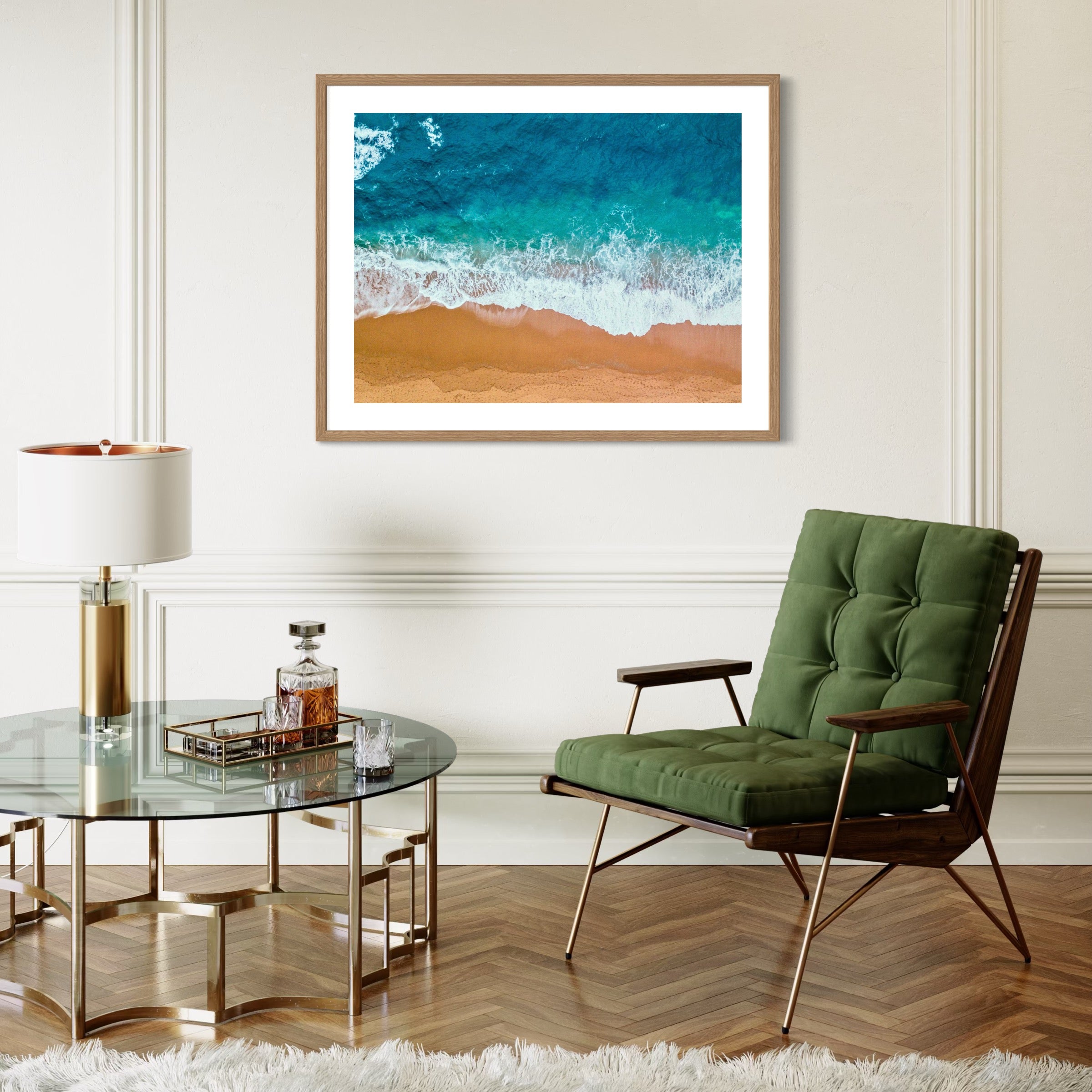 Coastal Contrast - Moderno Wall Art Wall Art