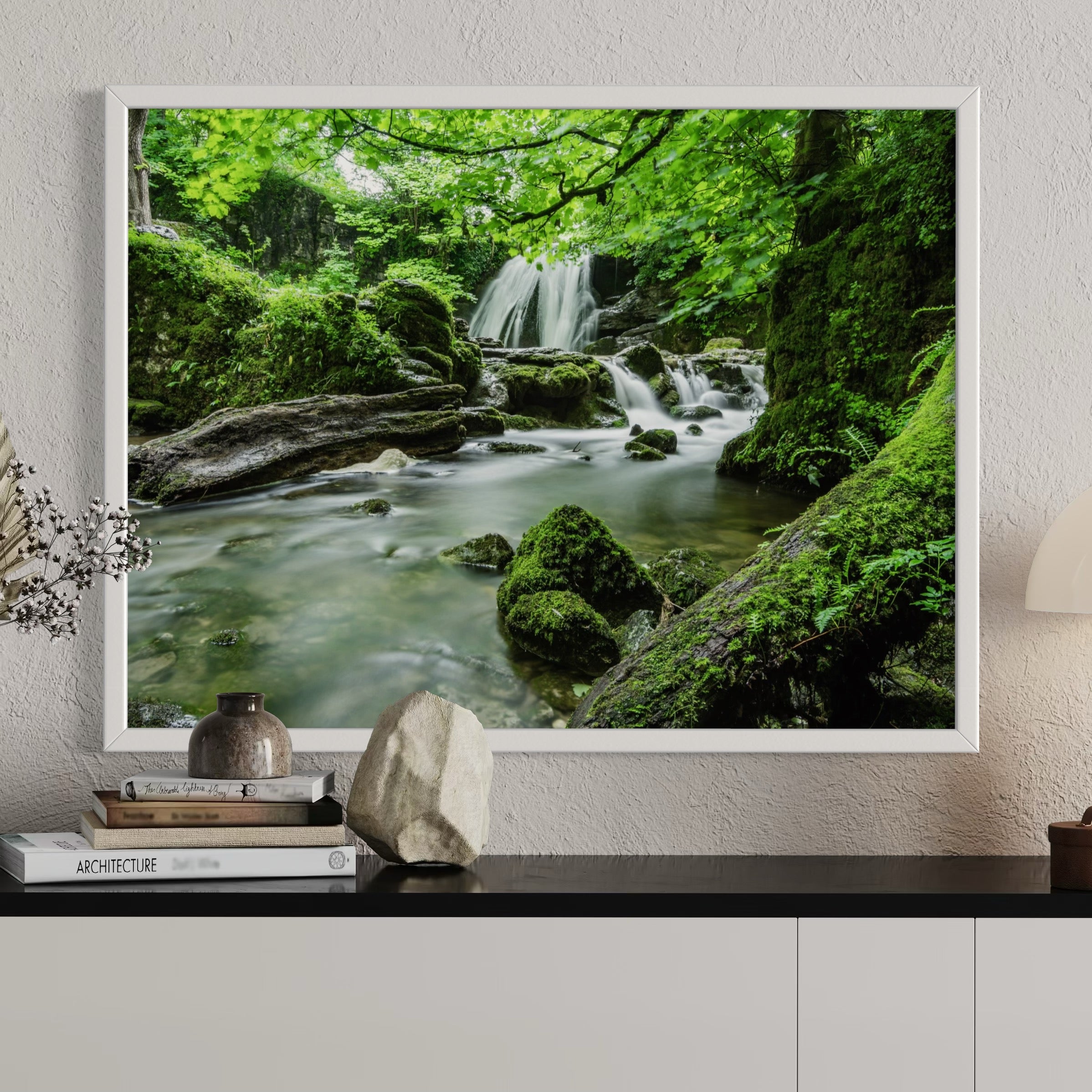 Tranquil Falls - Moderno Wall Art Wall Art