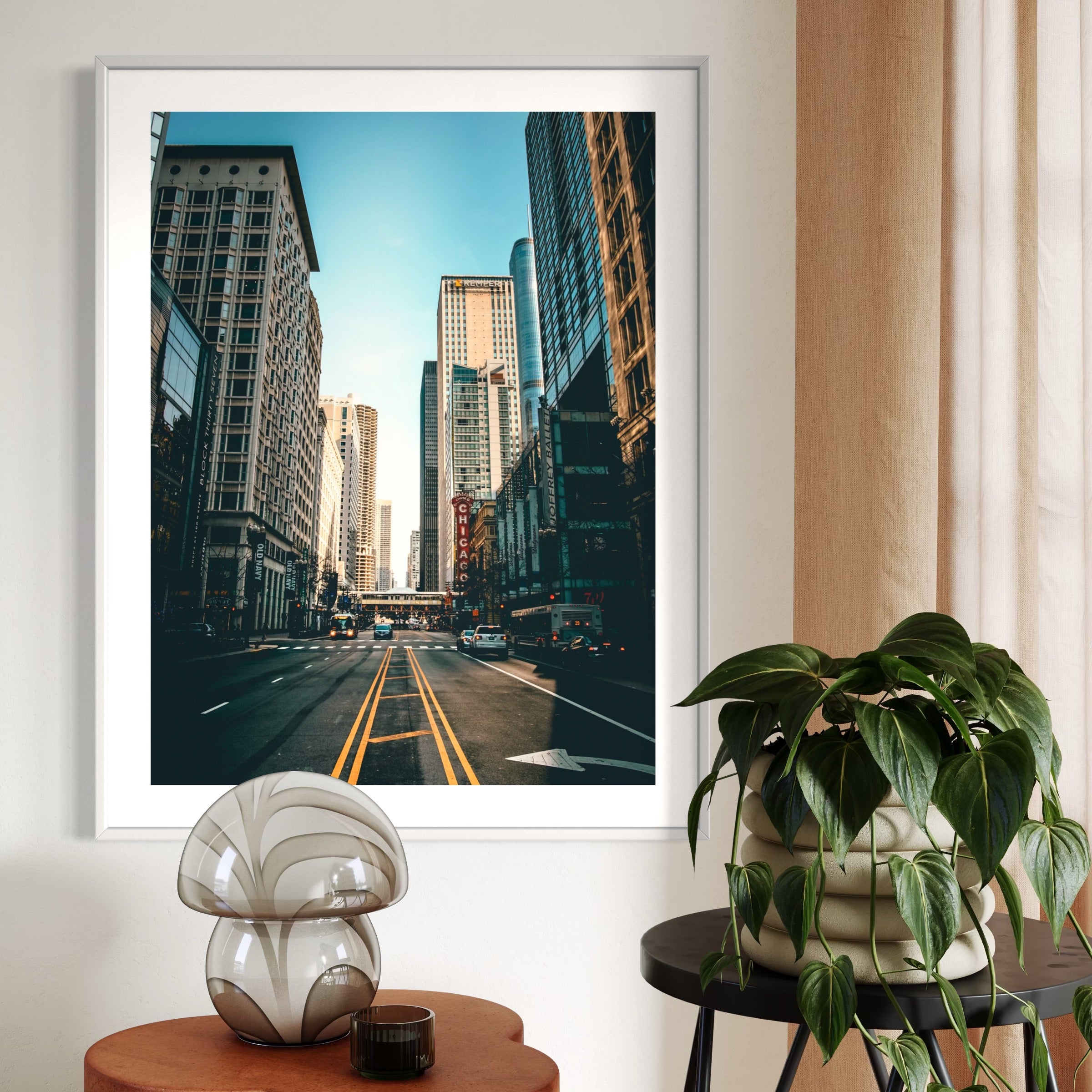Chicago Street - Moderno Wall Art Wall Art