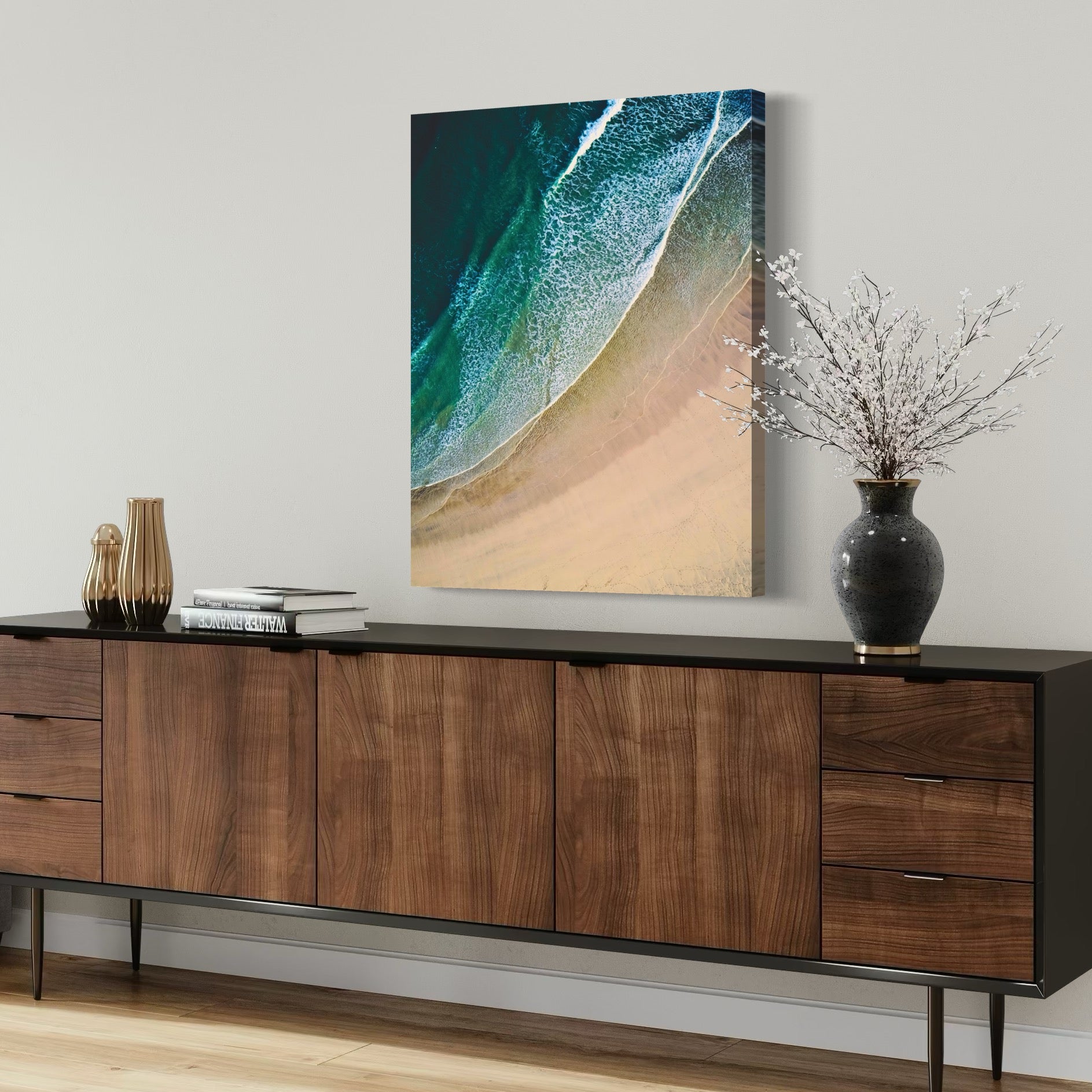 Ocean’s Whisper - Moderno Wall Art Wall Art