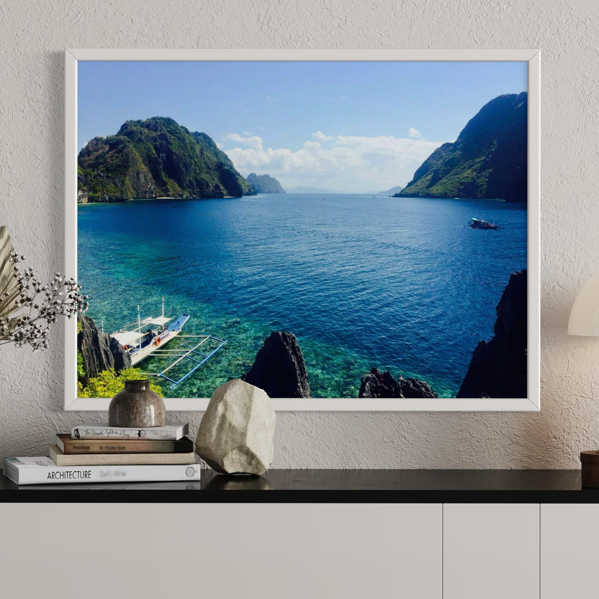 Drift Through Paradise - Moderno Wall Art Wall Art