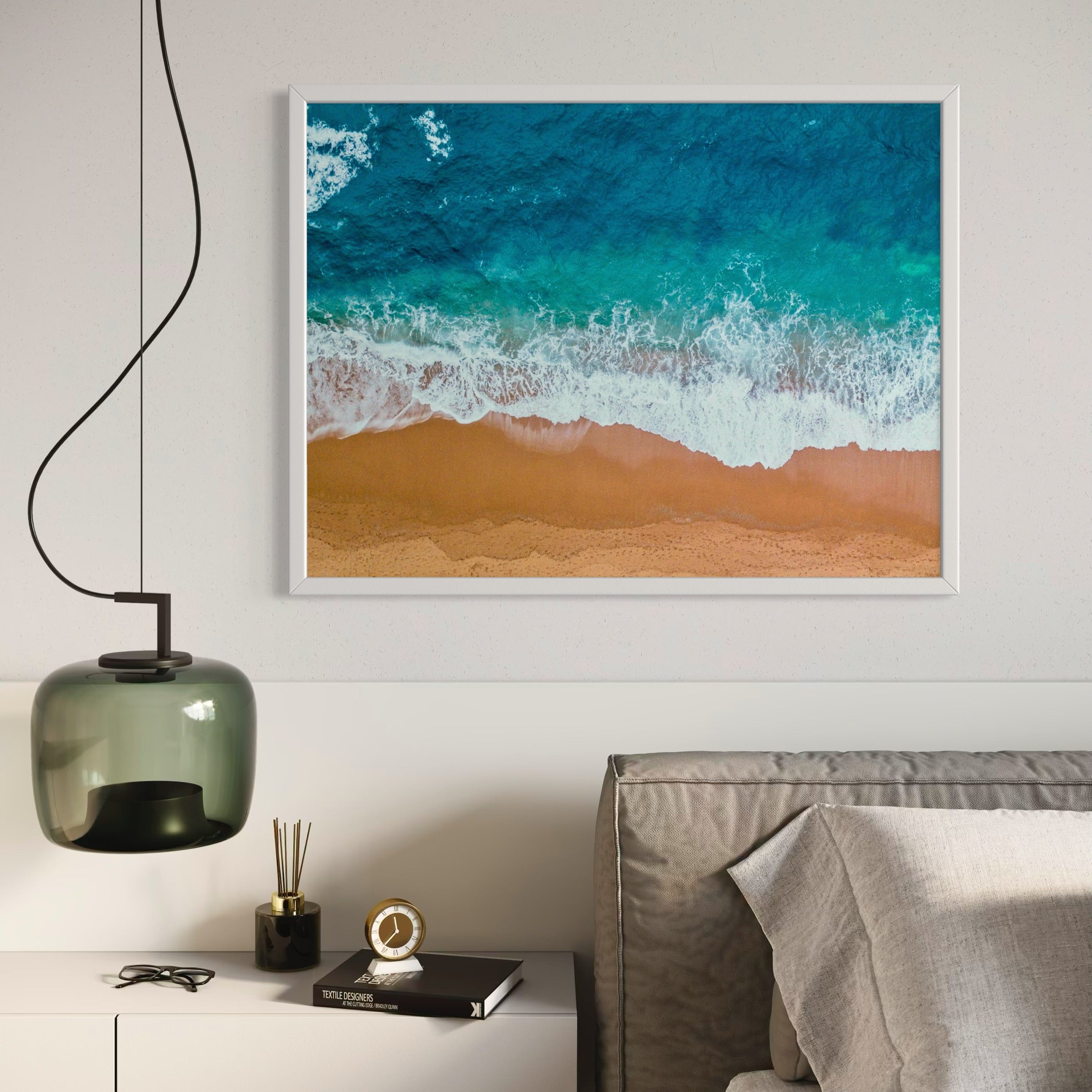 Coastal Contrast - Moderno Wall Art Wall Art