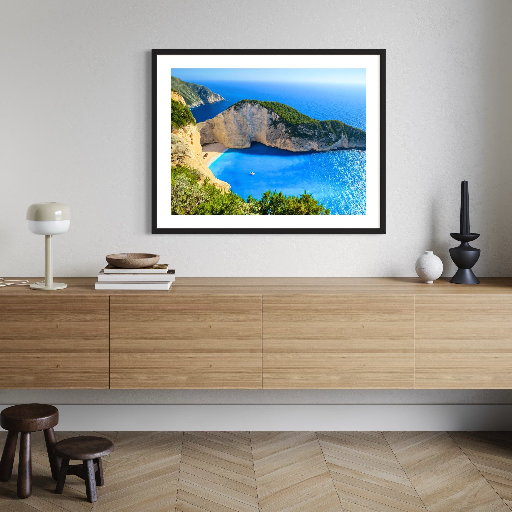 Navagio Blue - Moderno Wall Art Wall Art