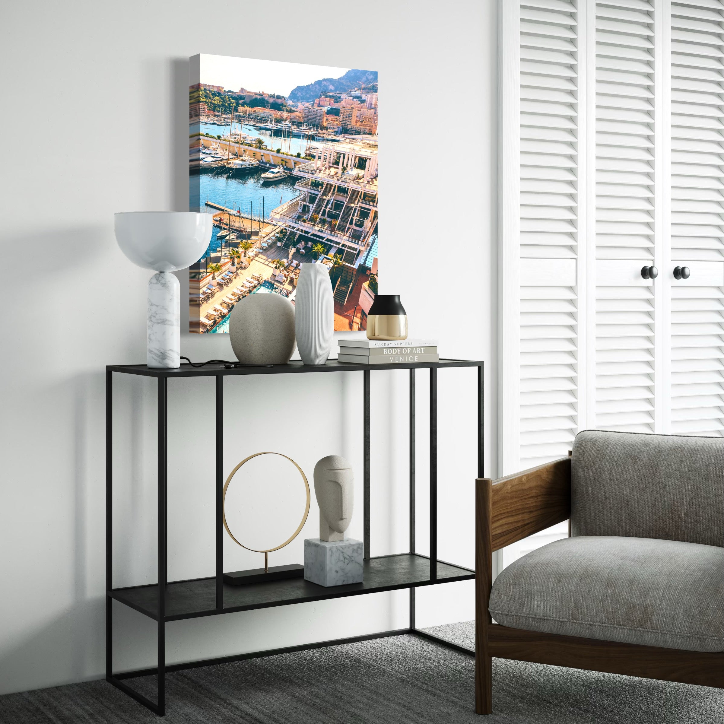 Mediterranean Marina II - Moderno Wall Art Wall Art