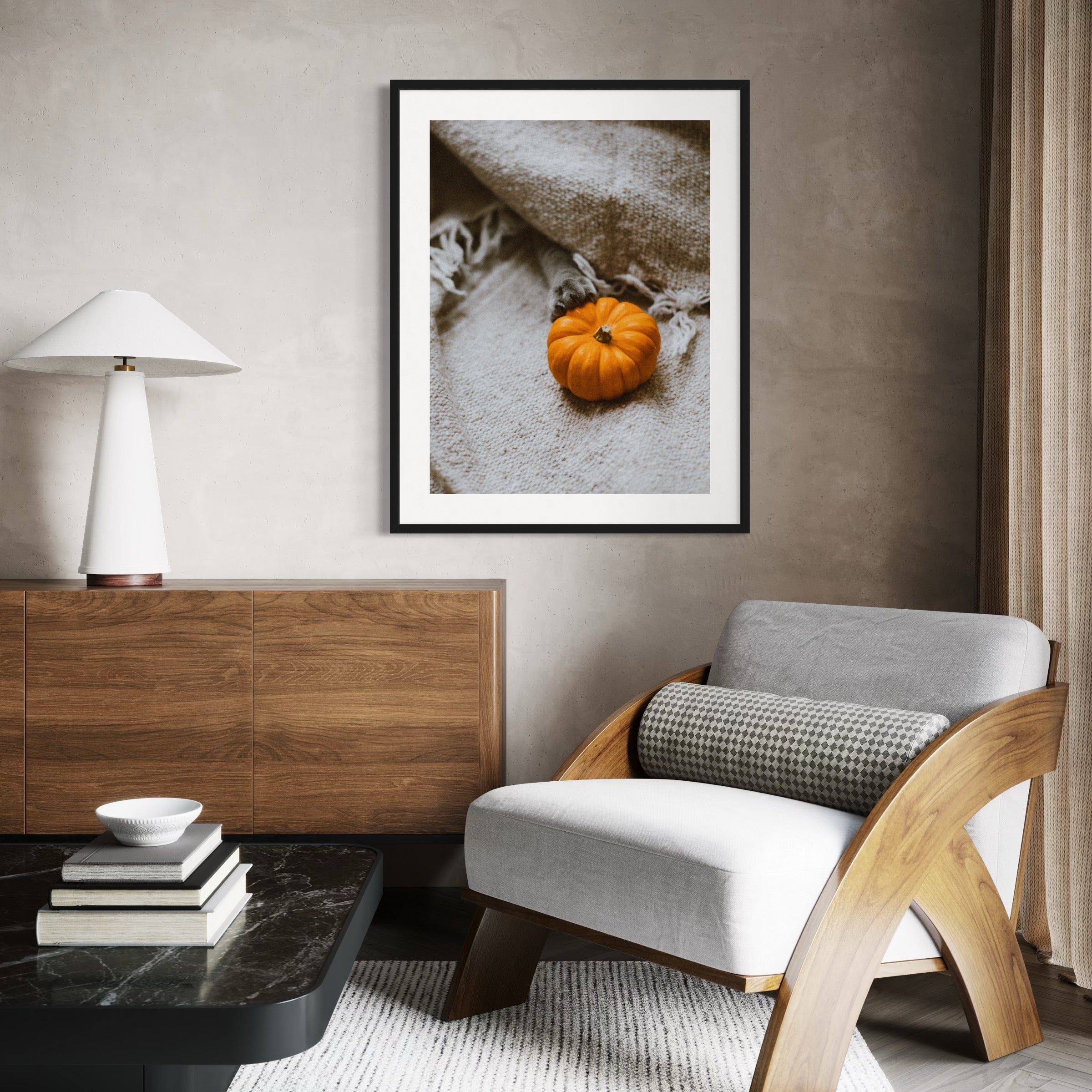 Pumpkin Paws - Moderno Wall Art Wall Art