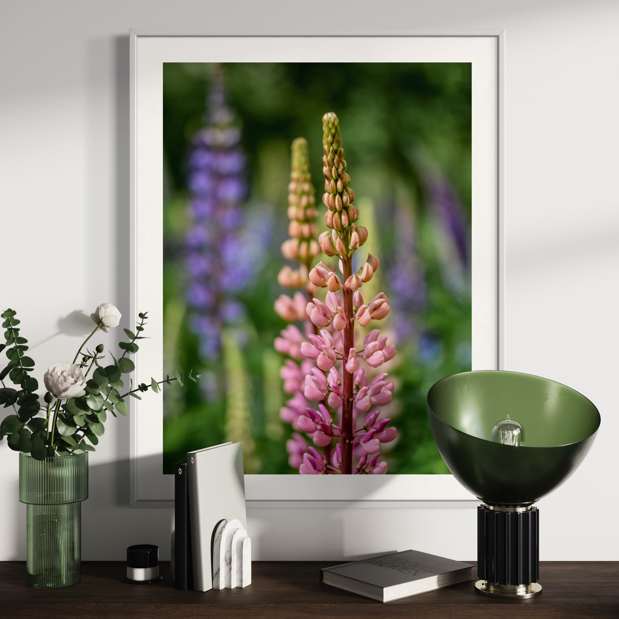 Lupine Meadow - Moderno Wall Art Wall Art