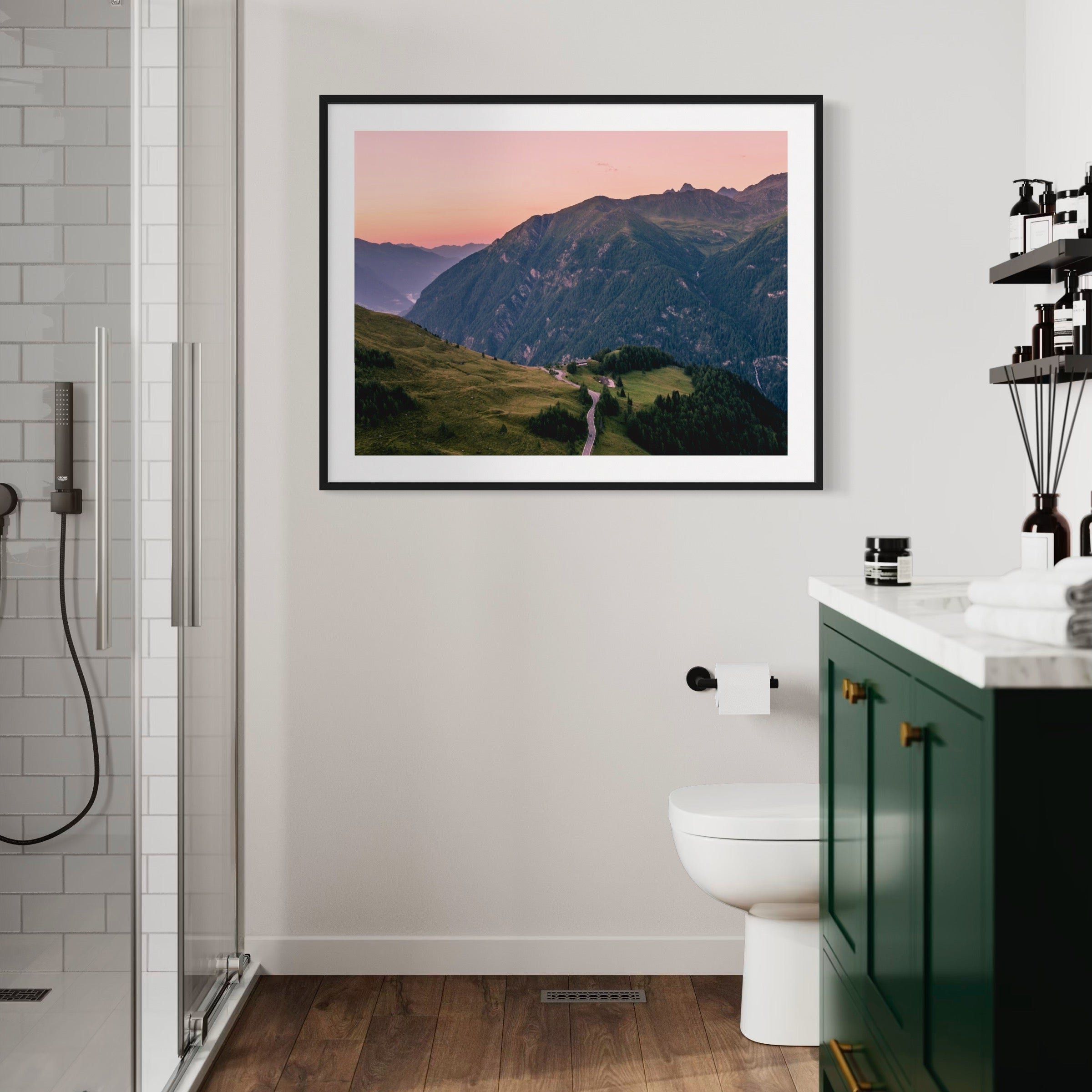 Austrian Alps Roadtrip - Moderno Wall Art Wall Art
