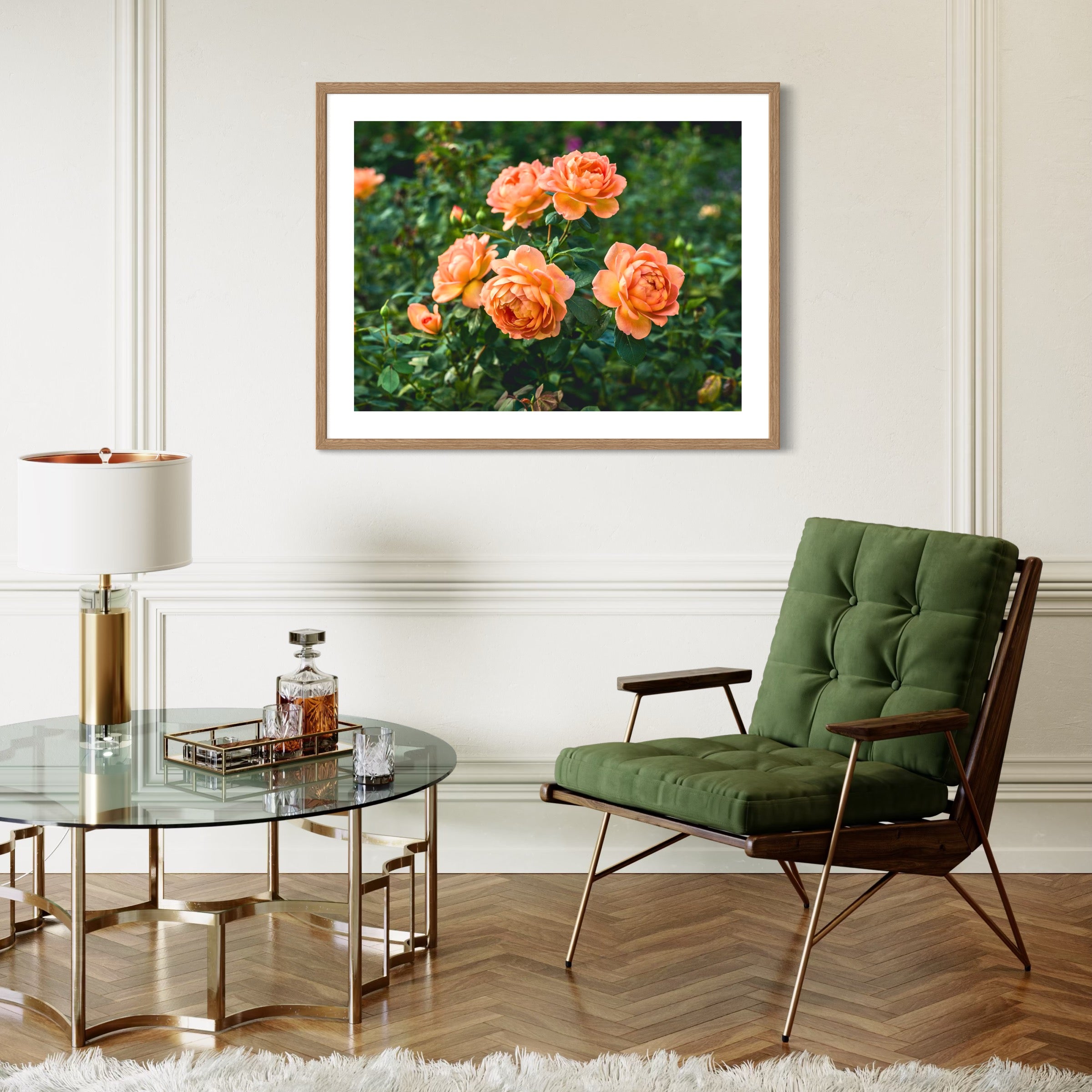 Warmth in Petals - Moderno Wall Art Wall Art