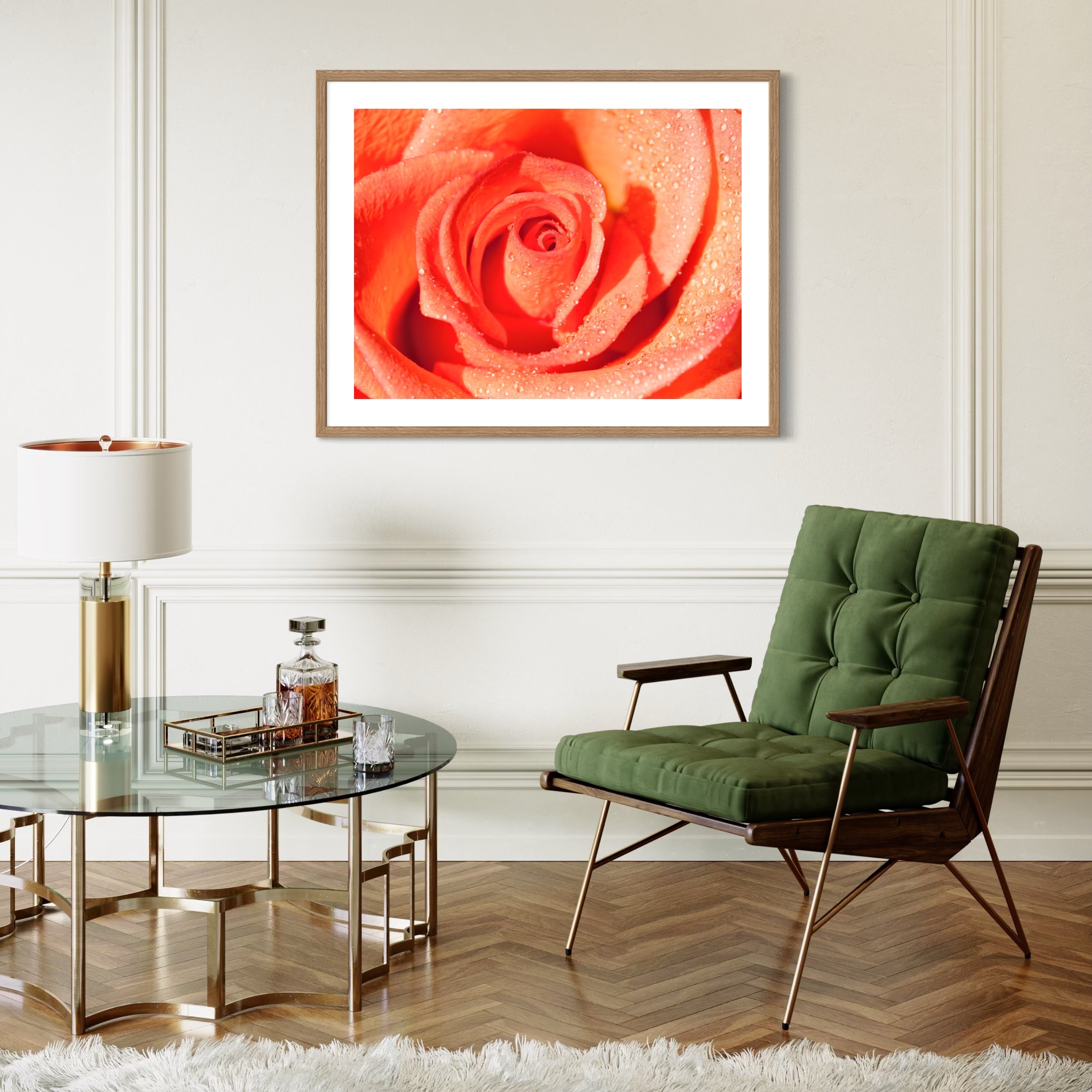 Coral Blush - Moderno Wall Art Wall Art