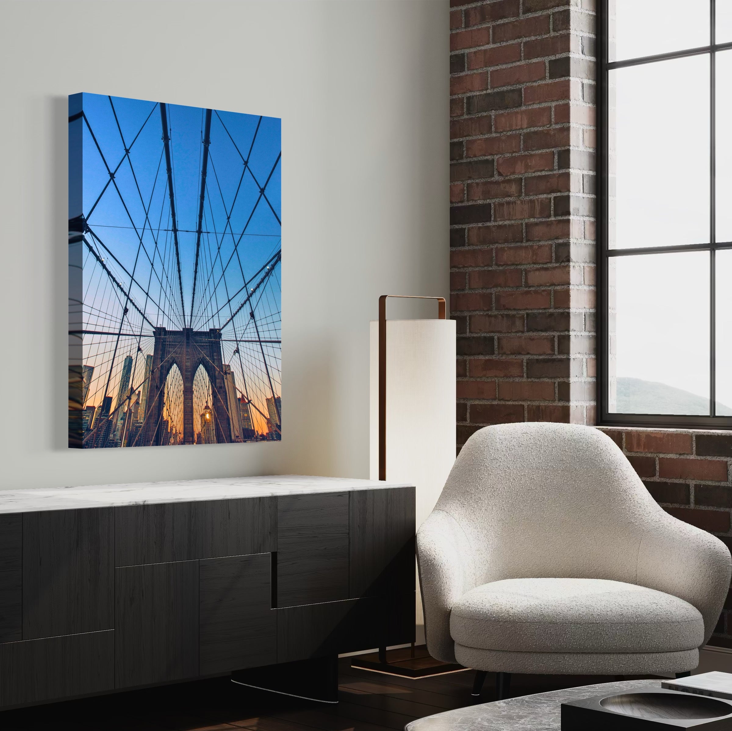 Brooklyn Bridge - Moderno Wall Art Wall Art