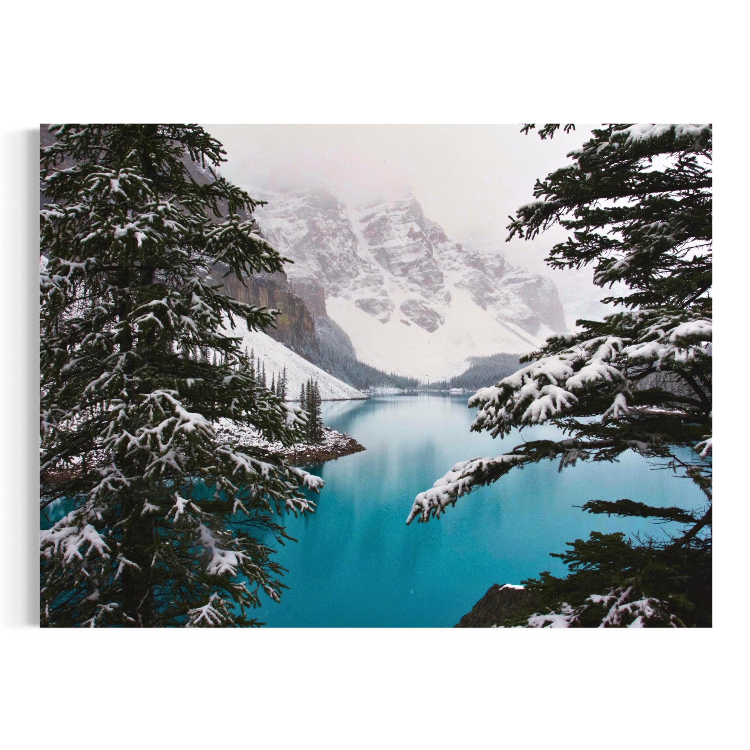 Winter at Lake Louise - Moderno Wall Art Wall Art