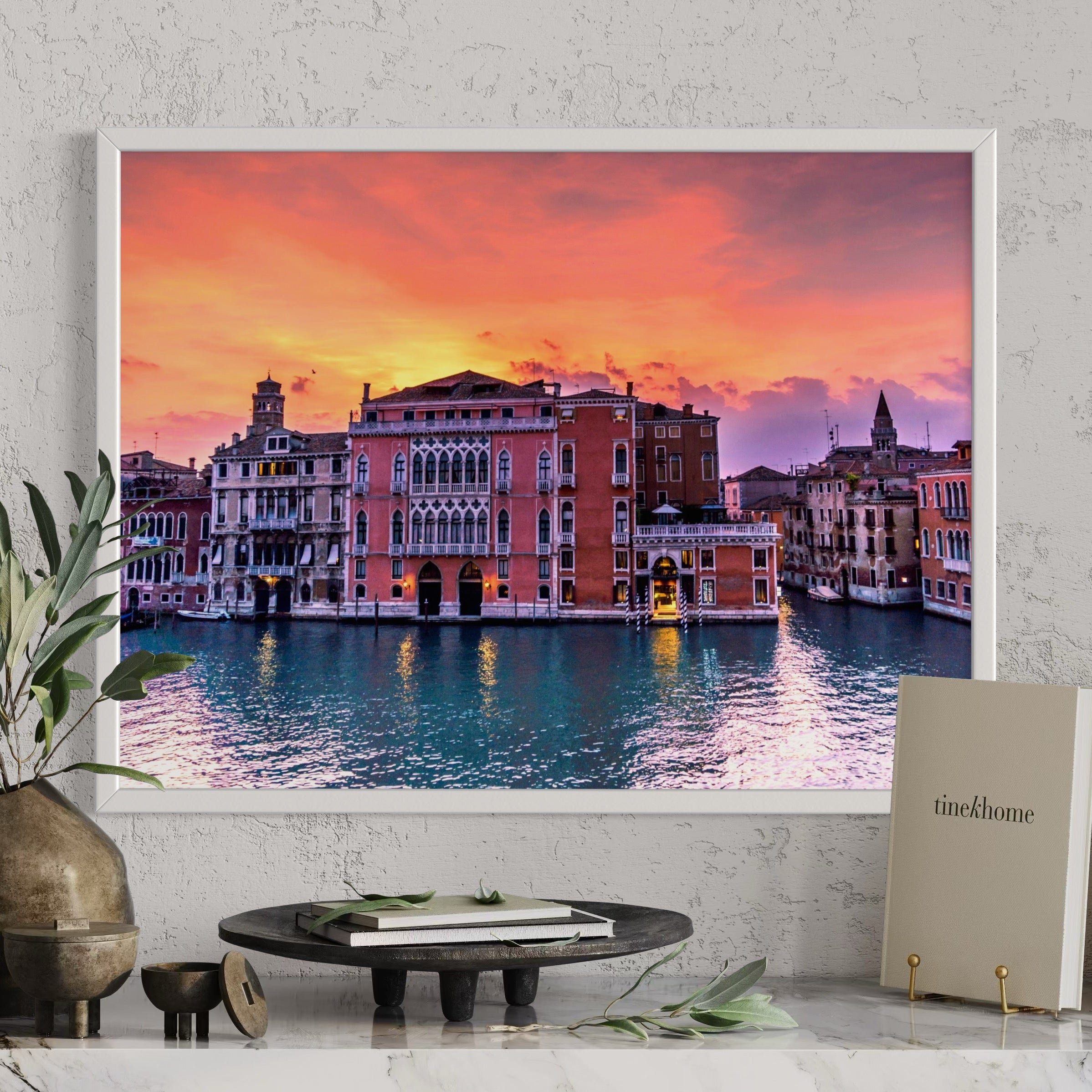 Warm Waters of Venice - Moderno Wall Art Wall Art