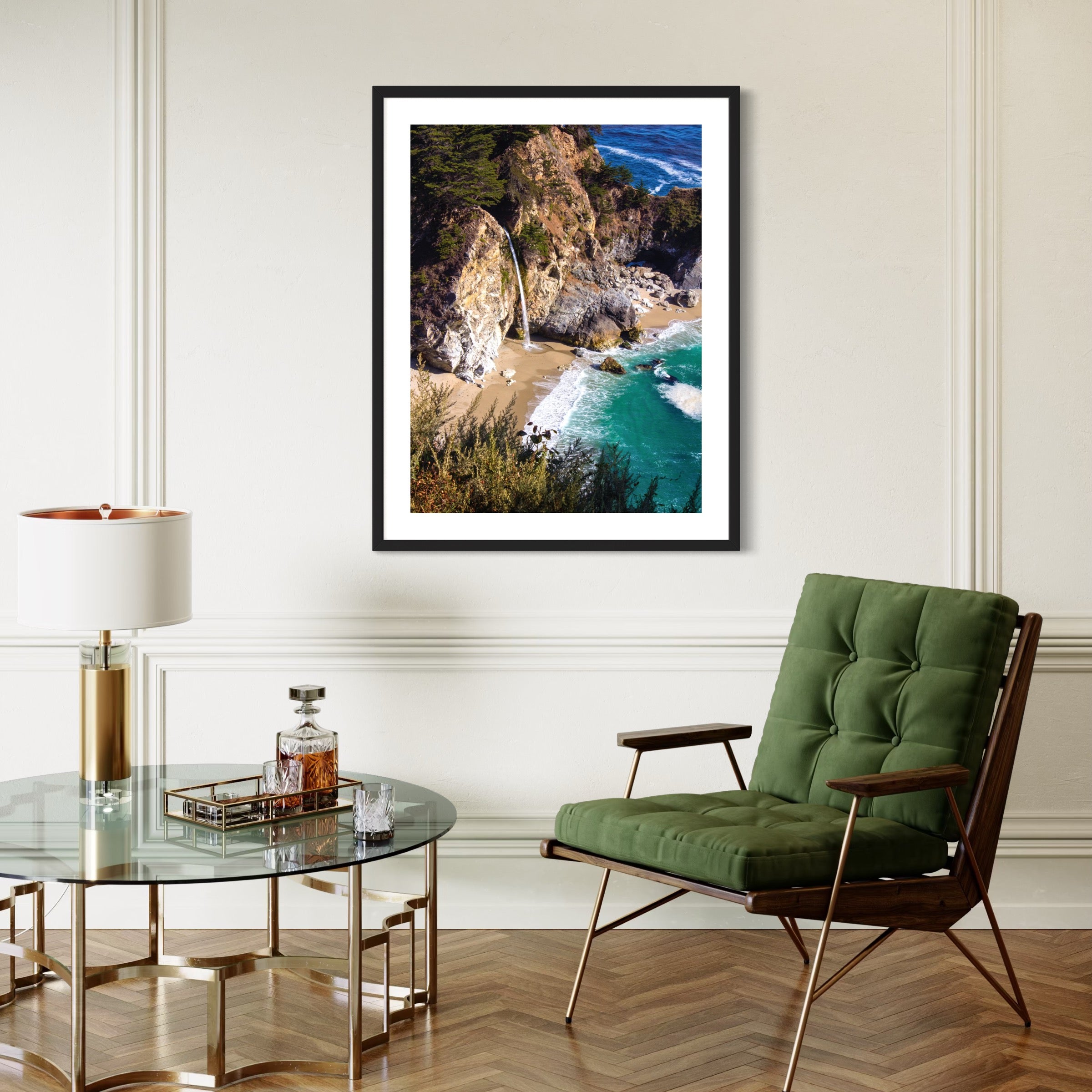 Tides of Big Sur - Moderno Wall Art Wall Art