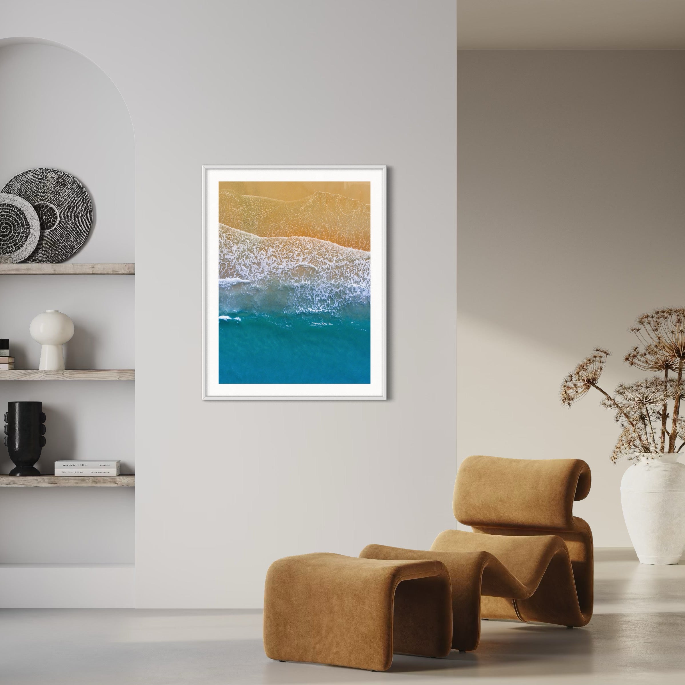 Coastal Embrace - Moderno Wall Art Wall Art