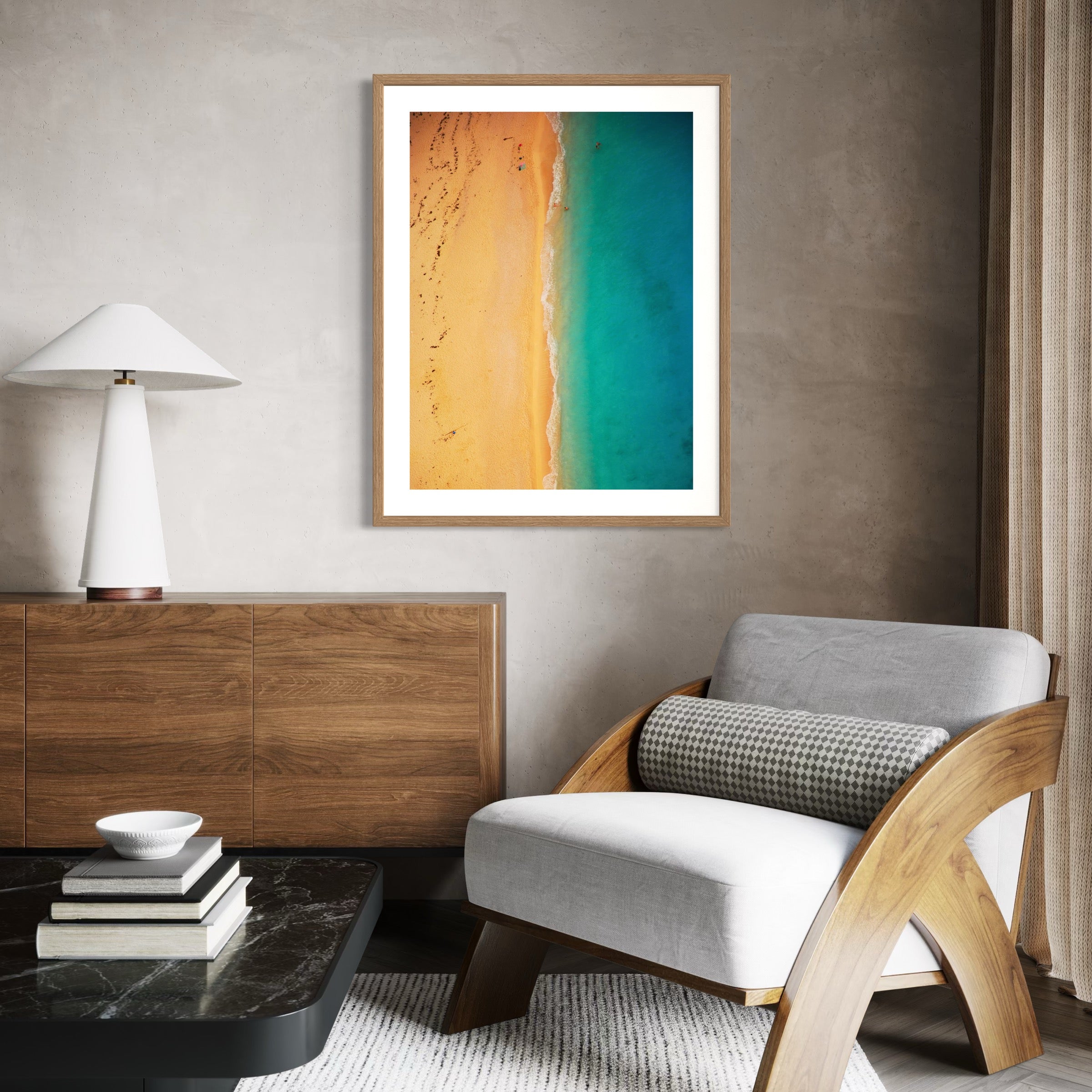 Earth and Ocean - Moderno Wall Art Wall Art