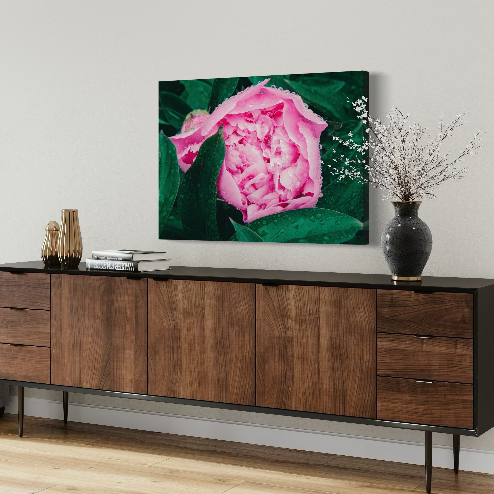 Blush After Rain - Moderno Wall Art