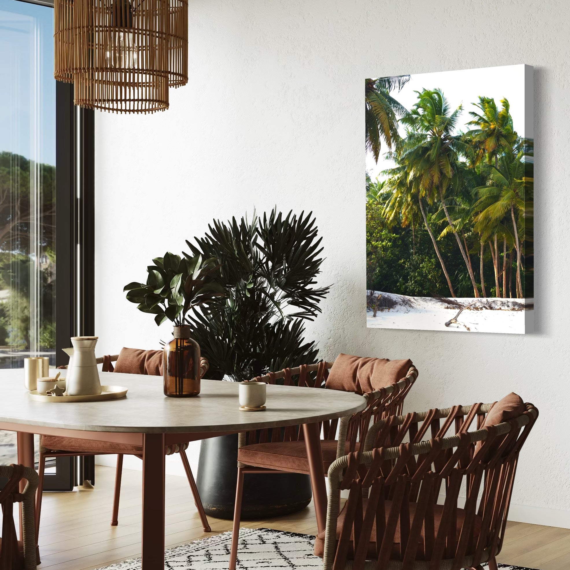 Palm Haven - Moderno Wall Art Wall Art