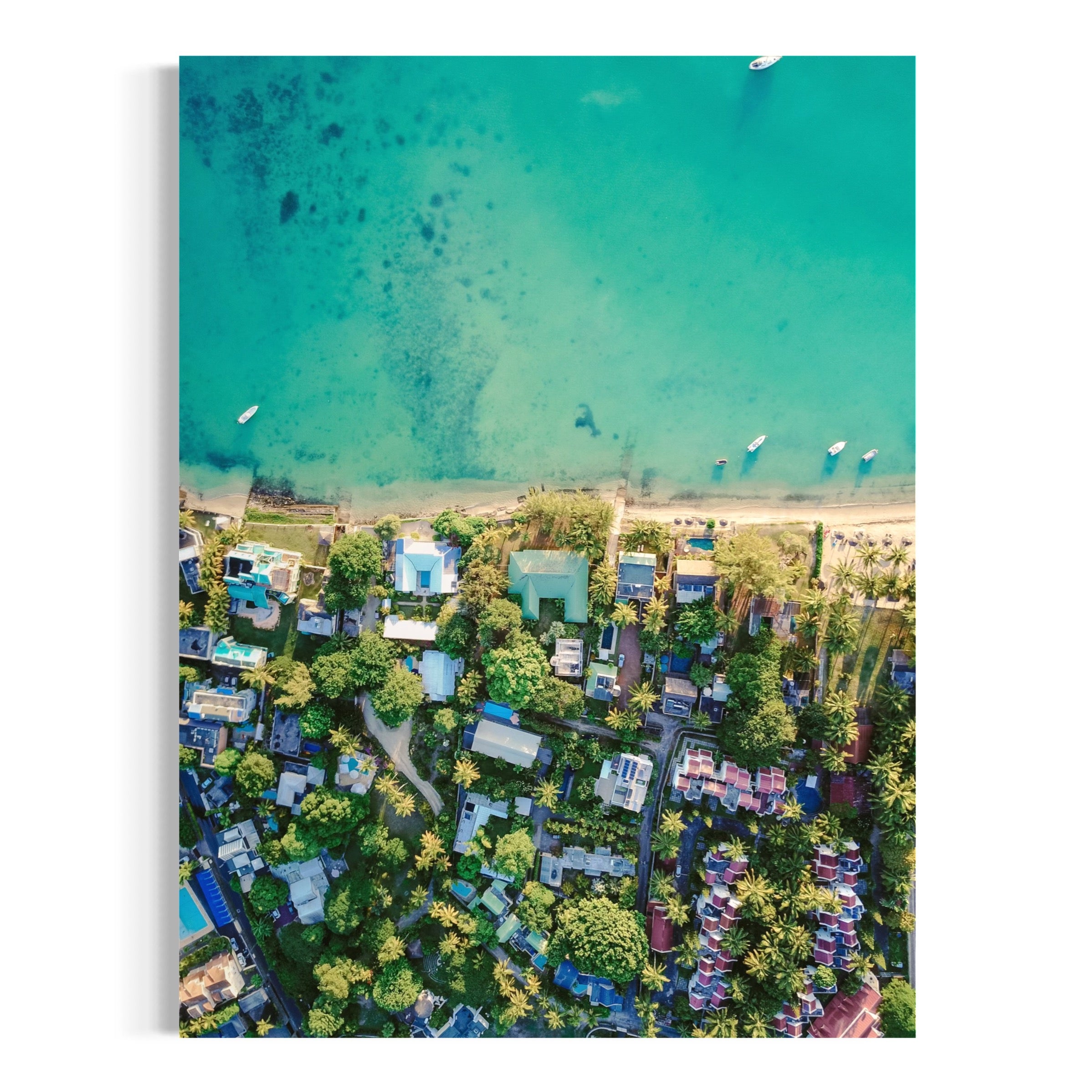 Shores of Mauritius - Moderno Wall Art Wall Art