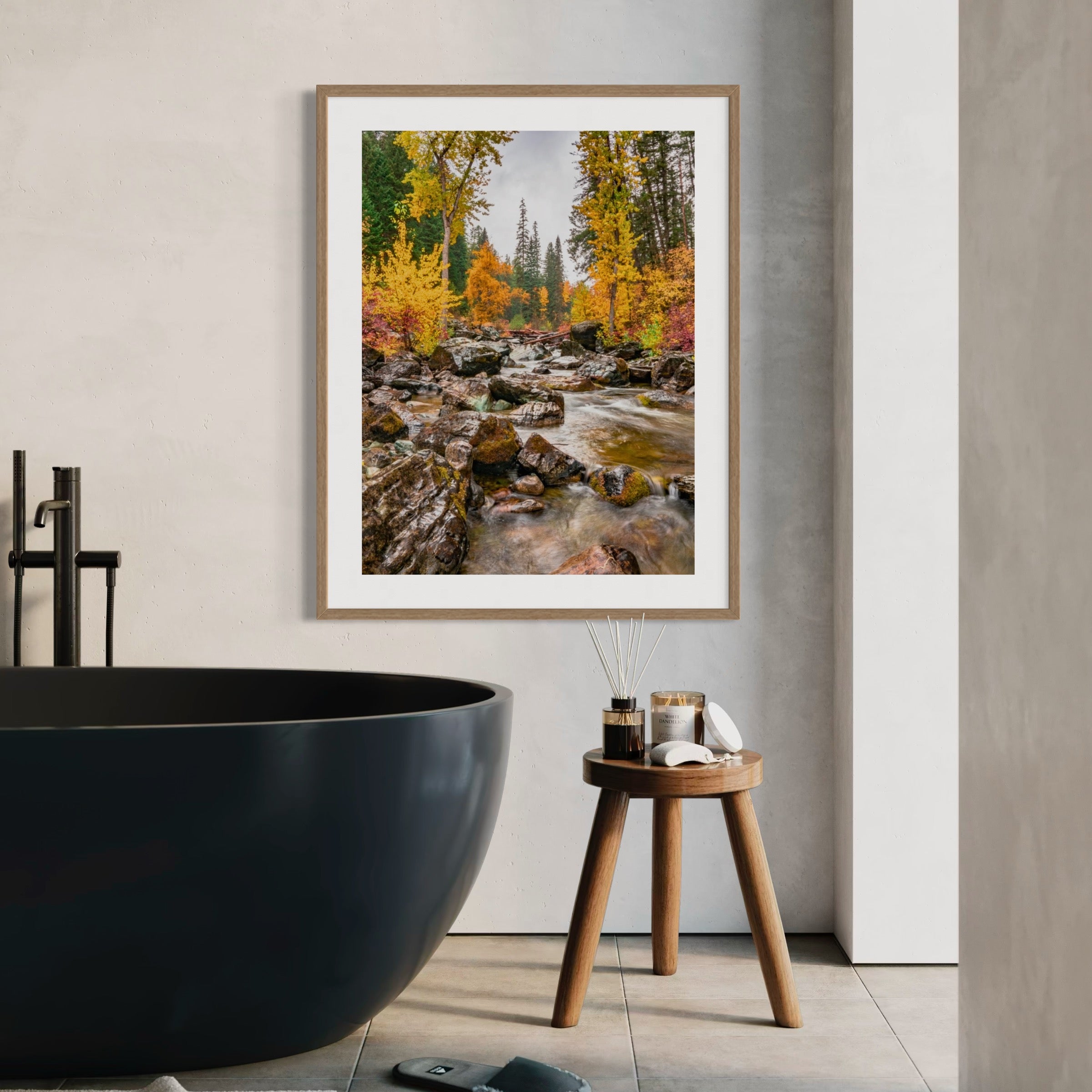 Colorful Creekside - Moderno Wall Art Wall Art