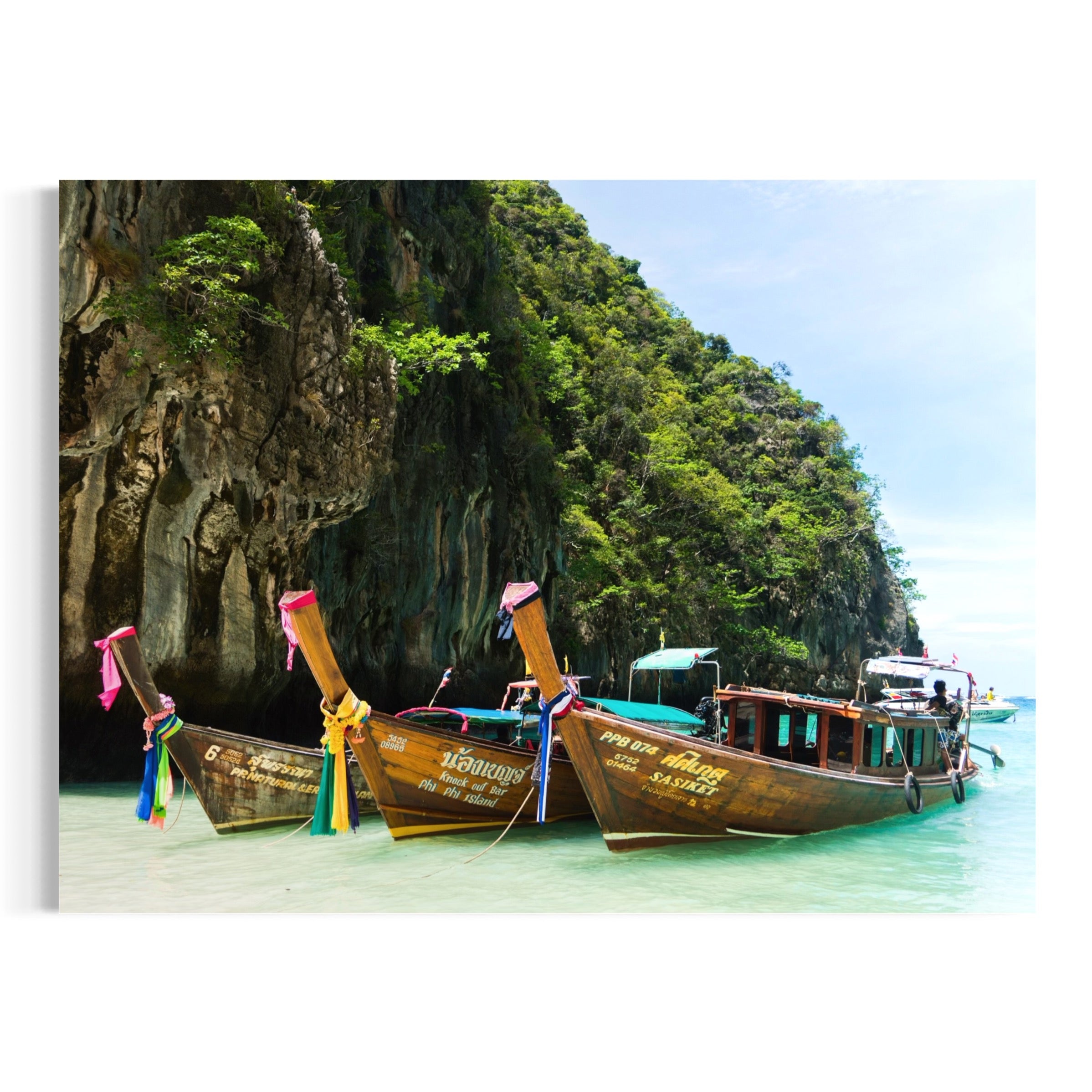 Anchored in Paradise - Moderno Wall Art Wall Art
