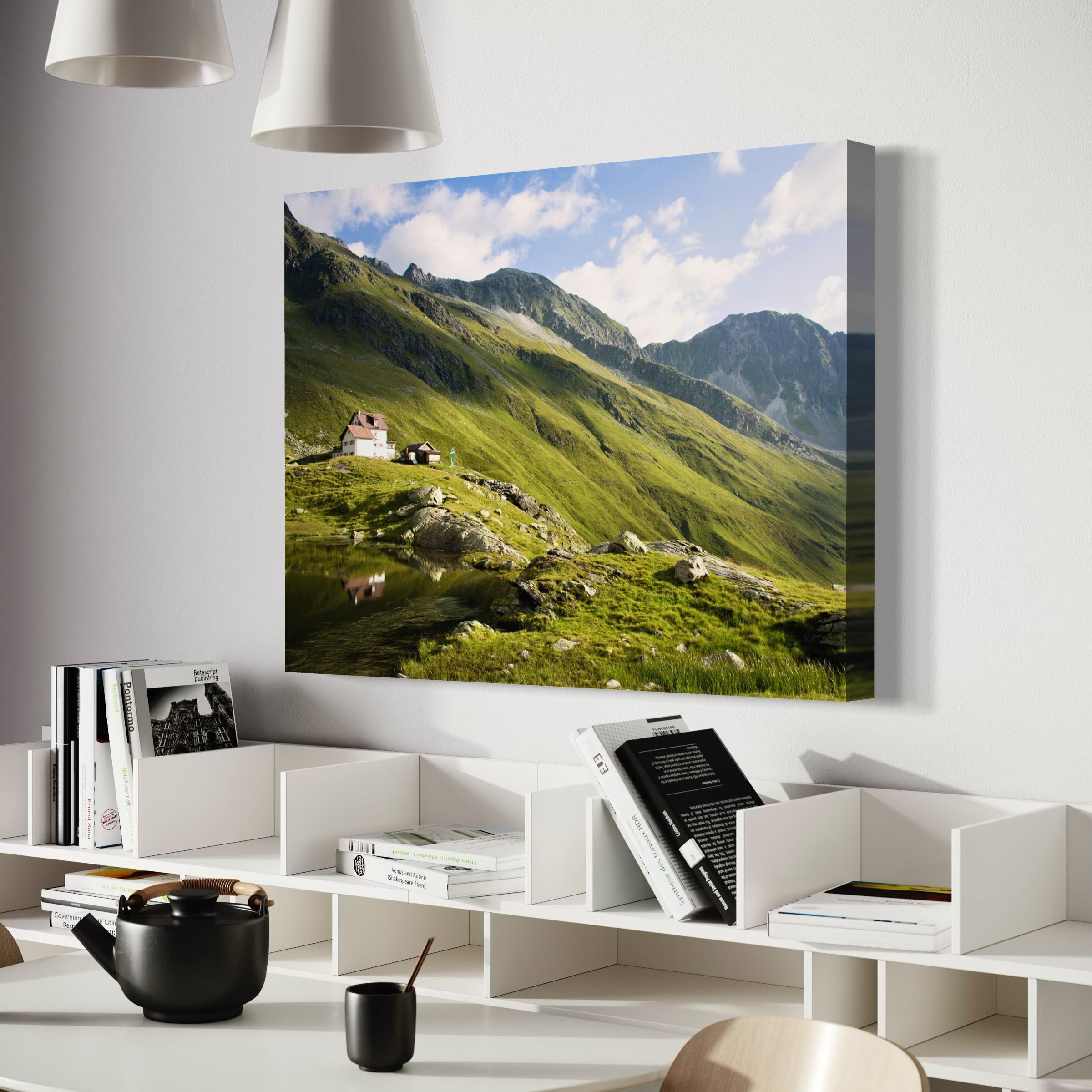 Hillside Refuge - Moderno Wall Art Wall Art