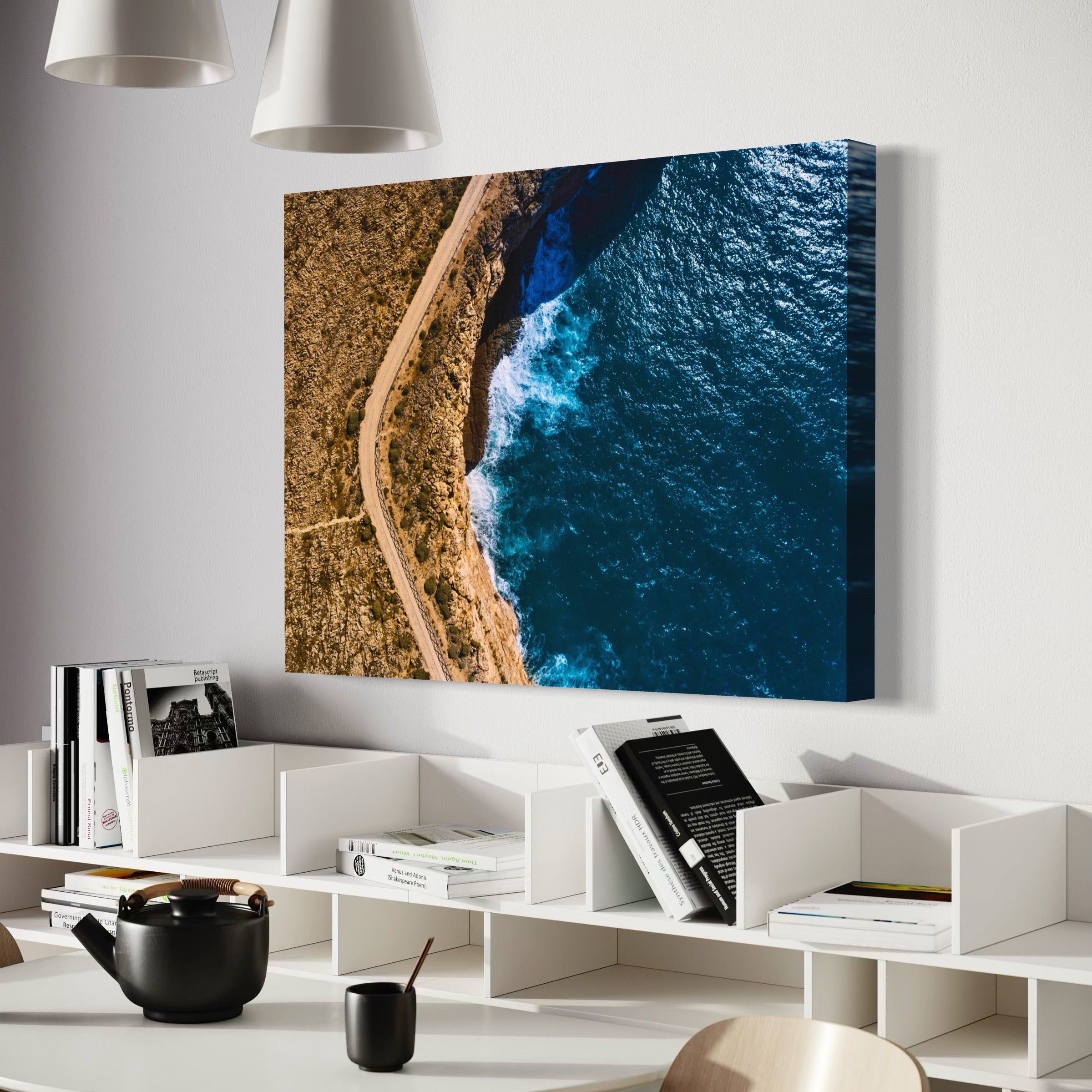 Coastal Curve - Moderno Wall Art Wall Art
