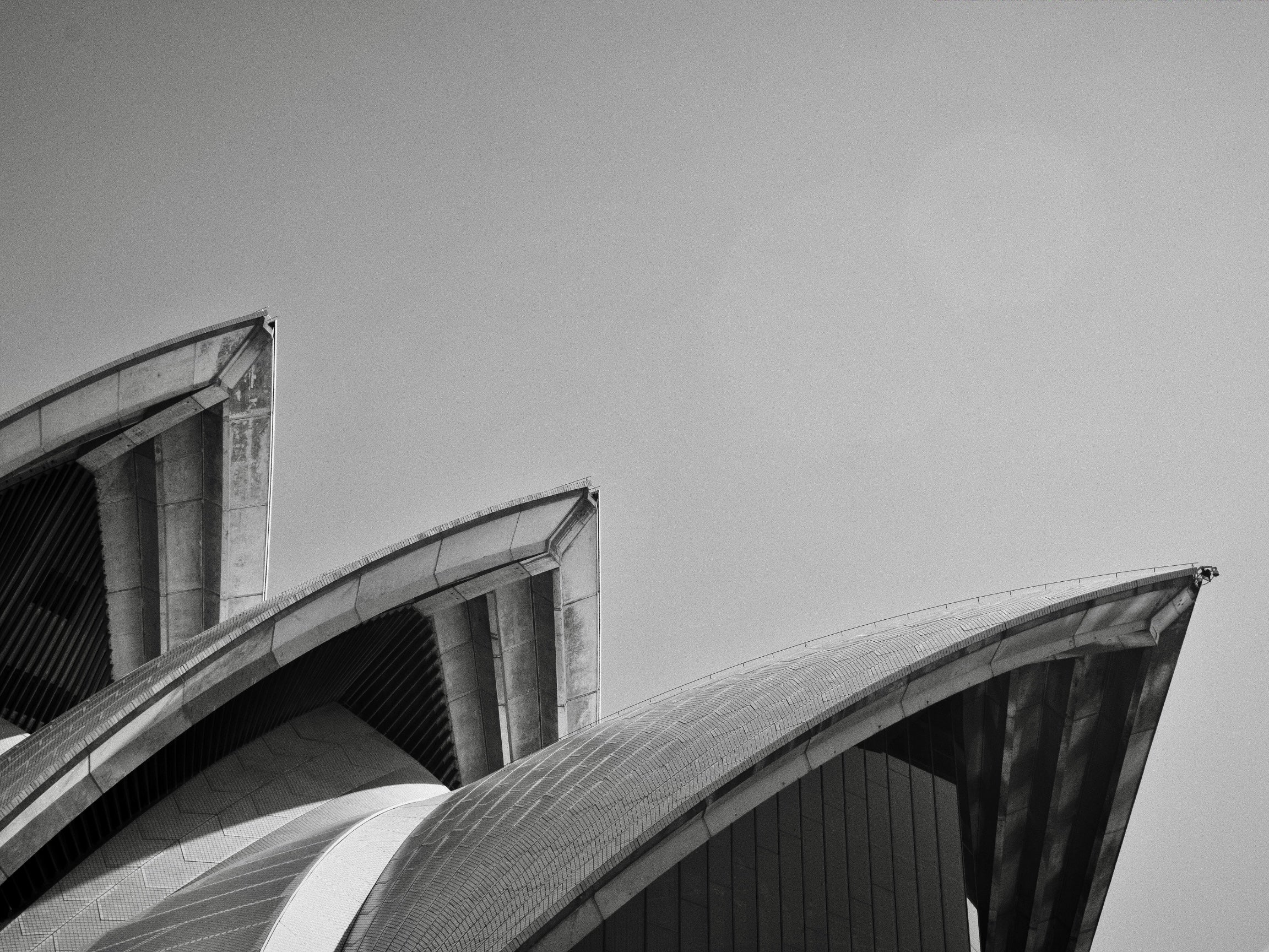 Geometry in Monochrome - Moderno Wall Art Wall Art