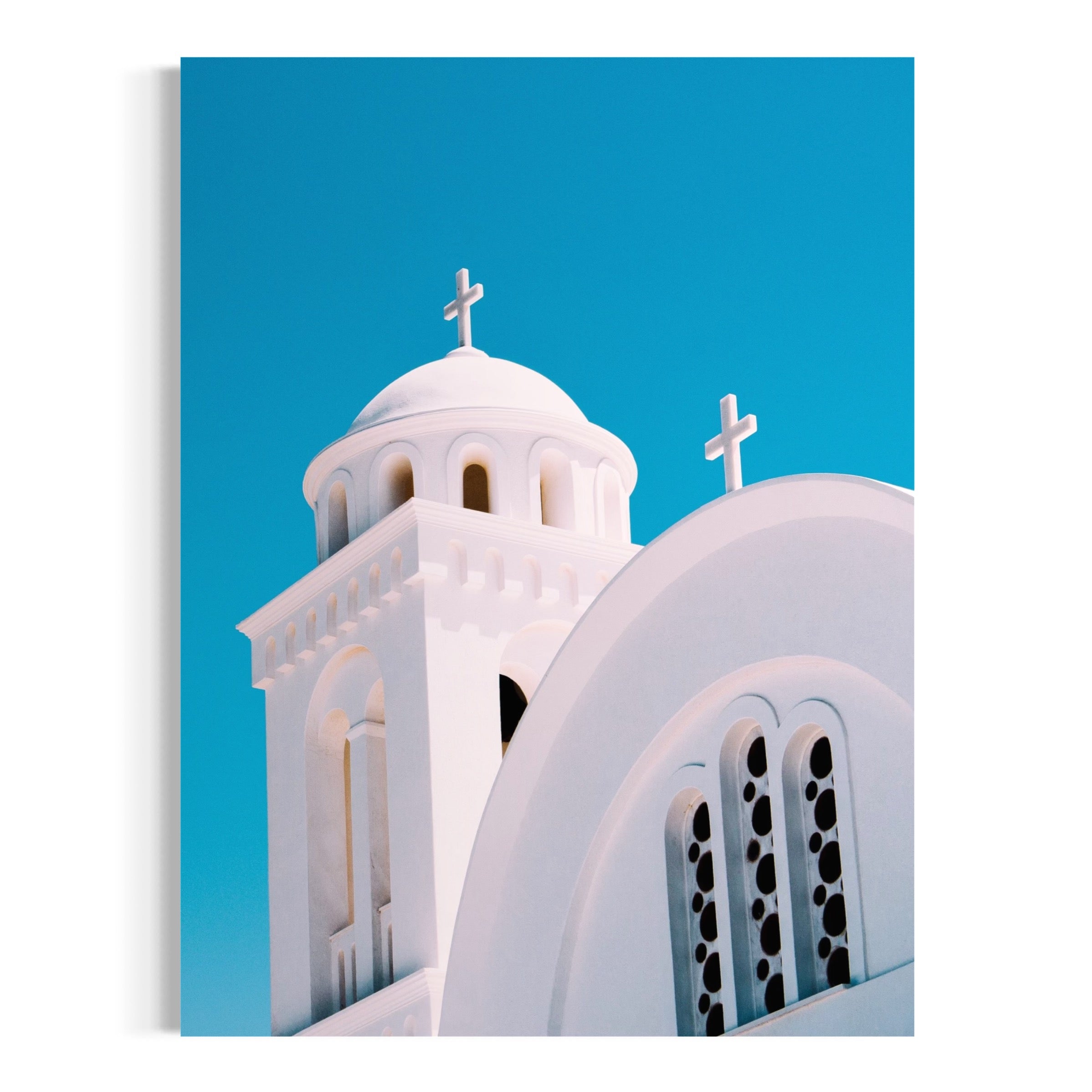White Church of Paros - Moderno Wall Art Wall Art
