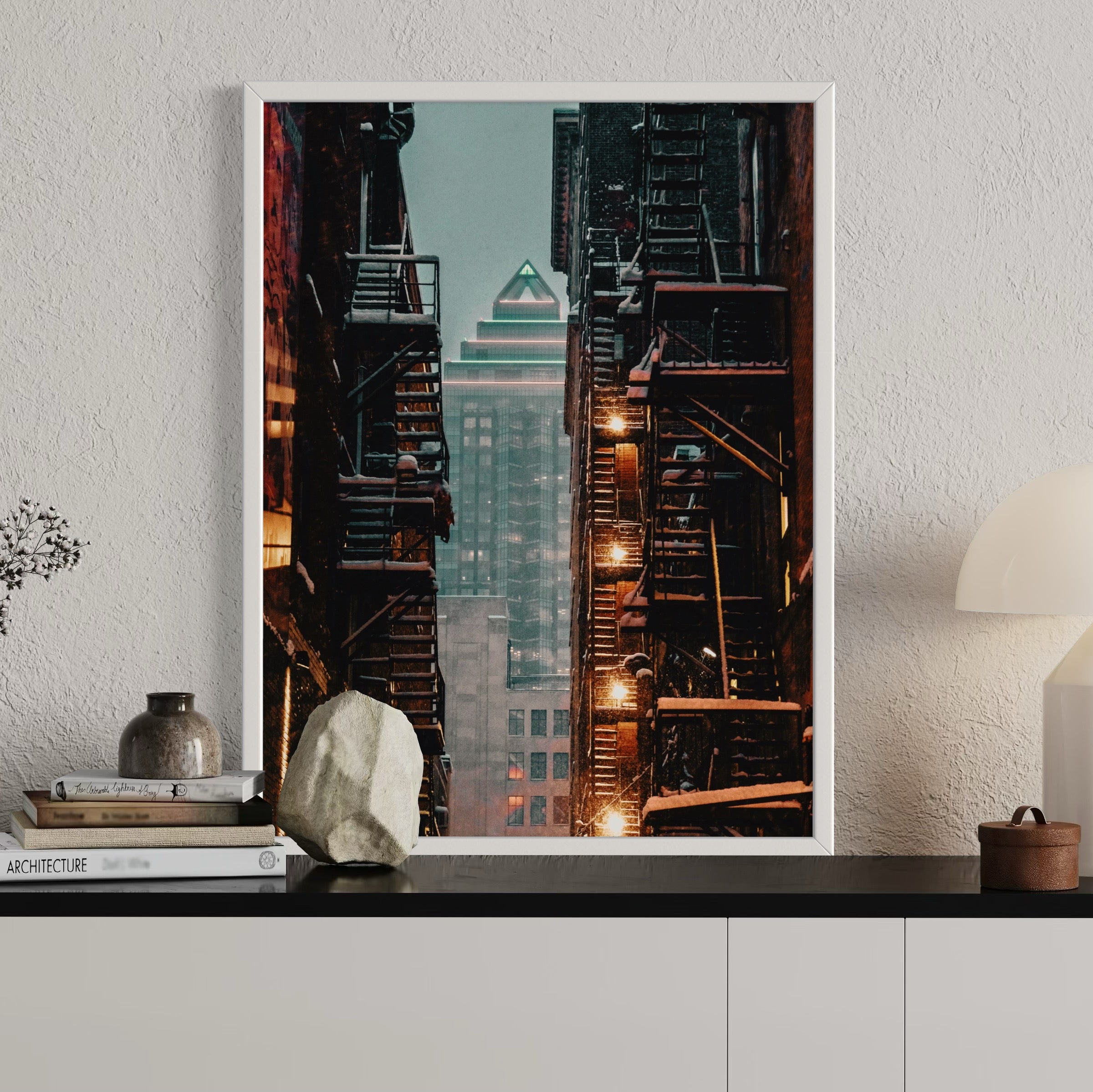 Alleyway Contrast - Moderno Wall Art Wall Art