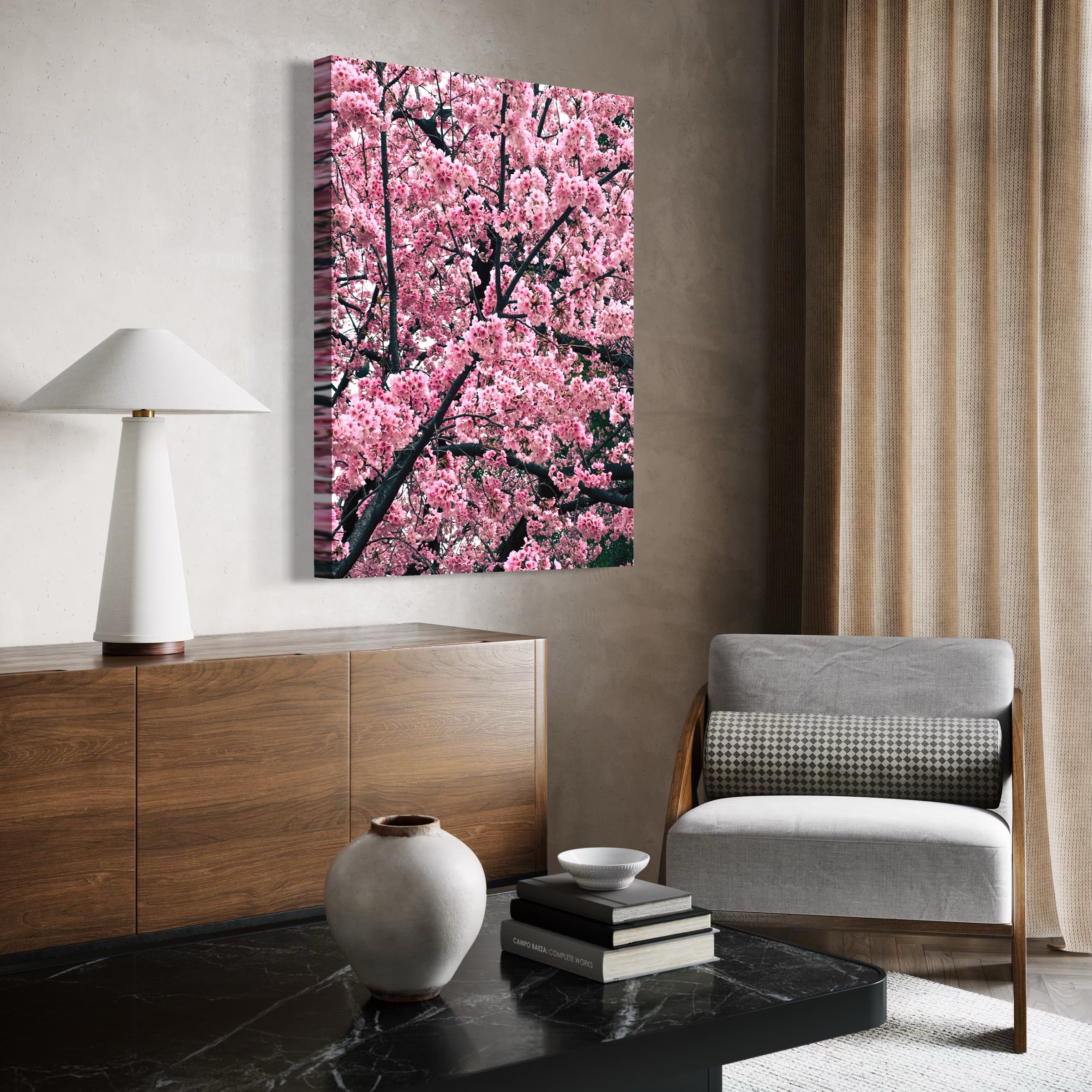 Cherry Blossom Serenade - Moderno Wall Art Wall Art