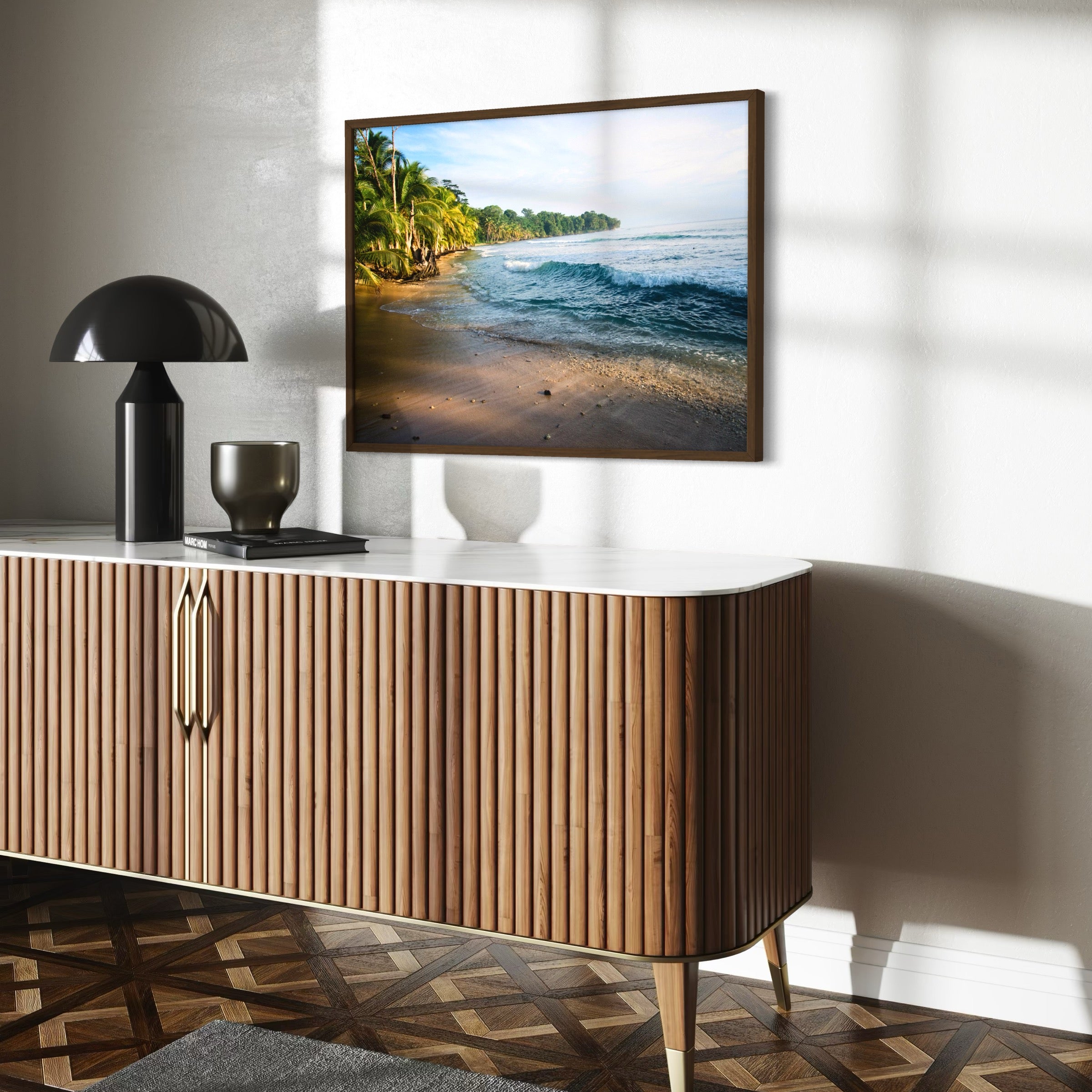 Tropical Shoreline - Moderno Wall Art Wall Art