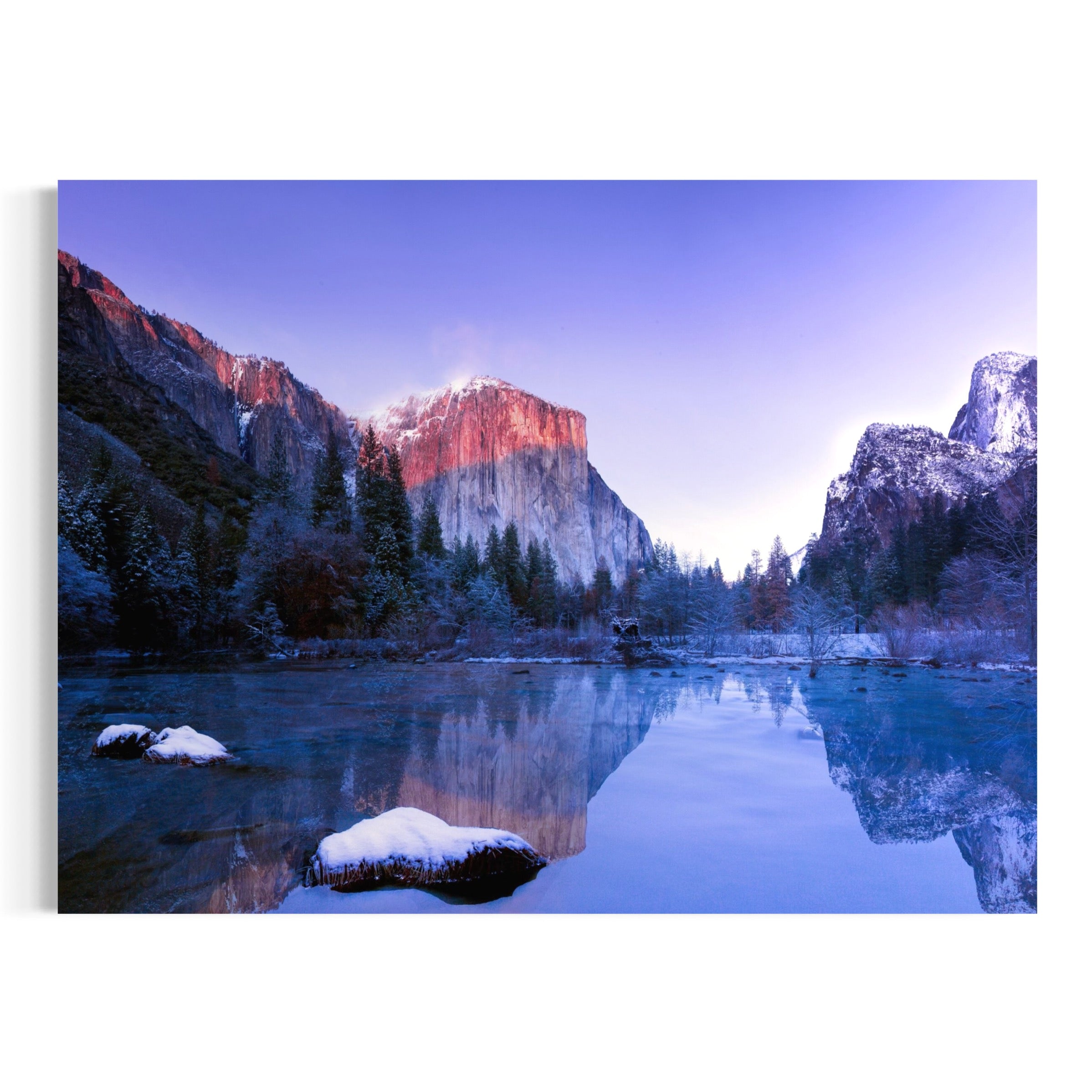 Mirror Lake at Yosemite - Moderno Wall Art Wall Art