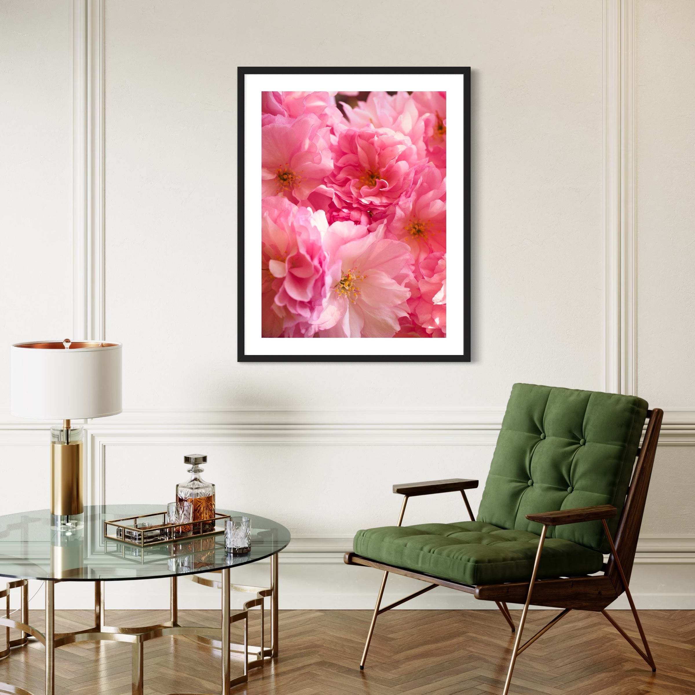 Sakura Floral Elegance - Moderno Wall Art Wall Art