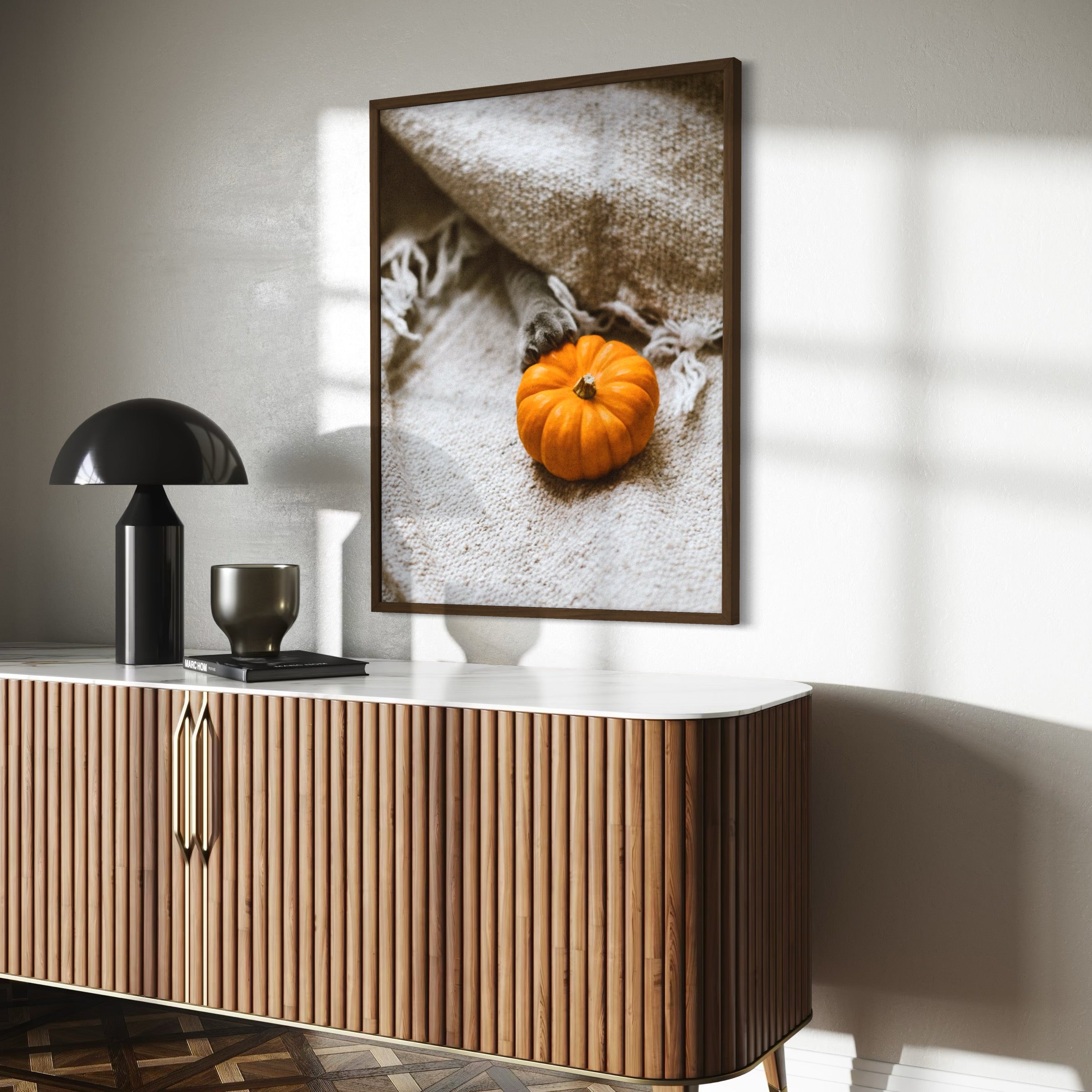 Pumpkin Paws - Moderno Wall Art Wall Art